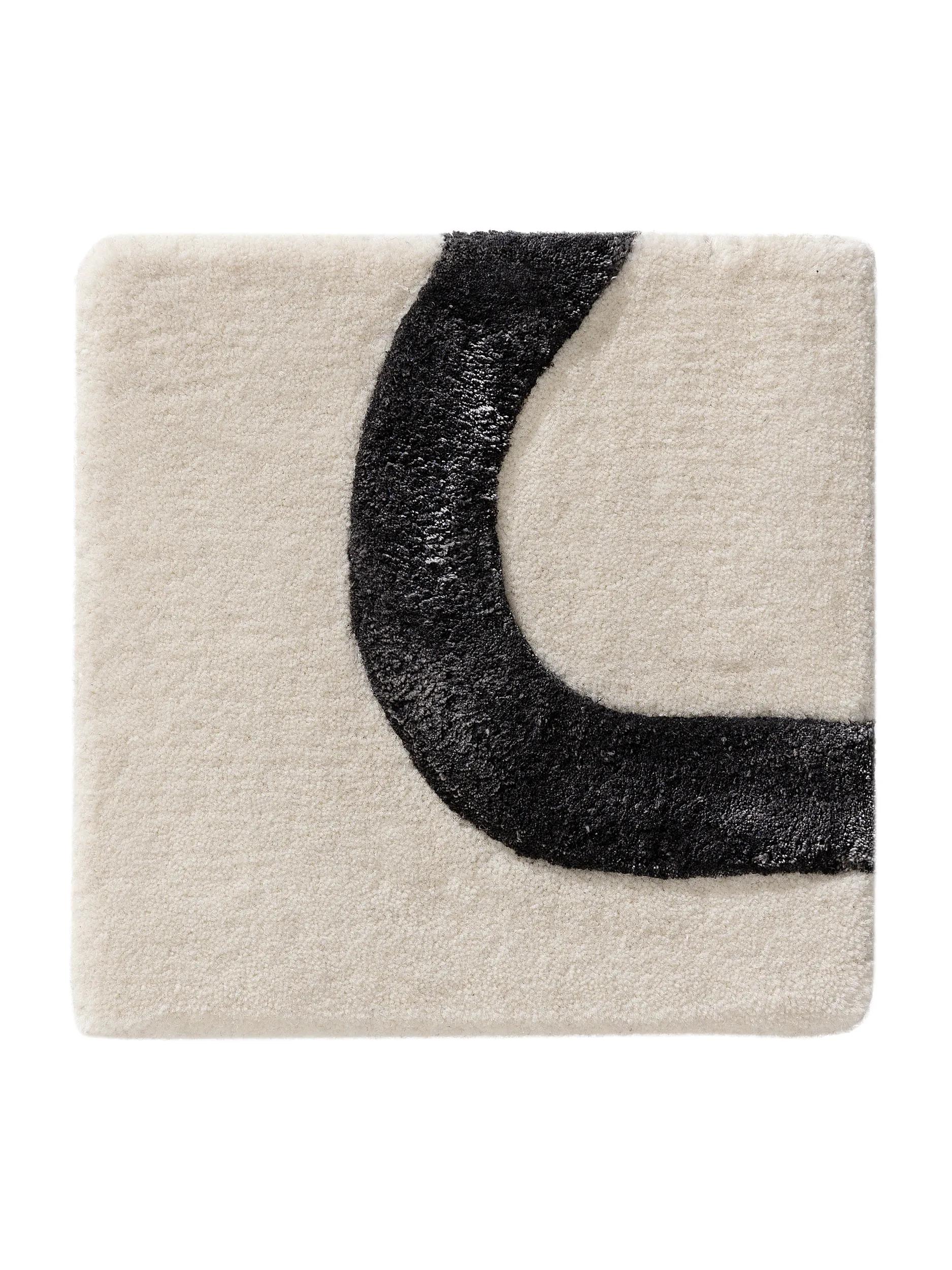 Rug Keith Black/White