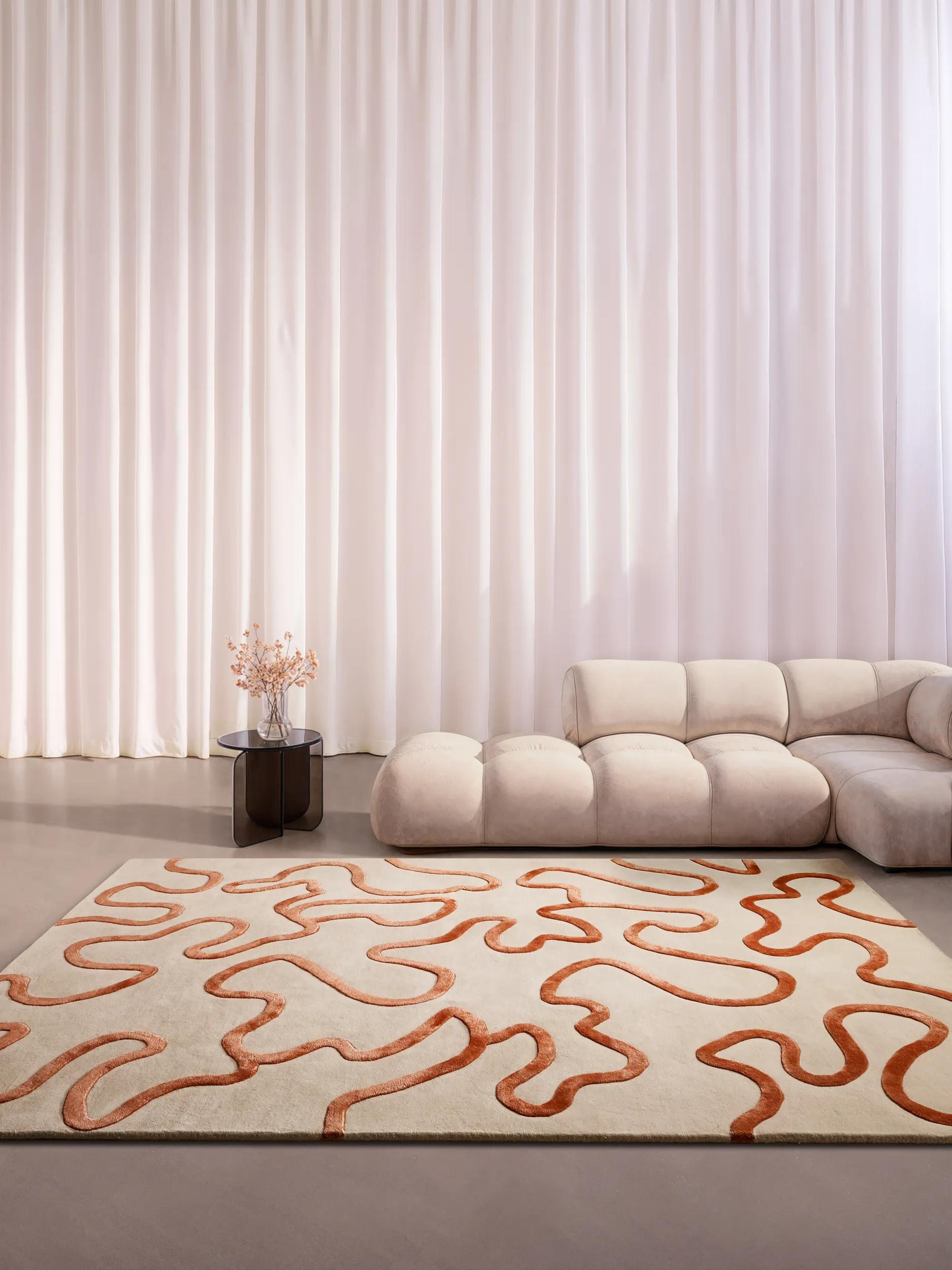 Rug Keith Cream/Orange