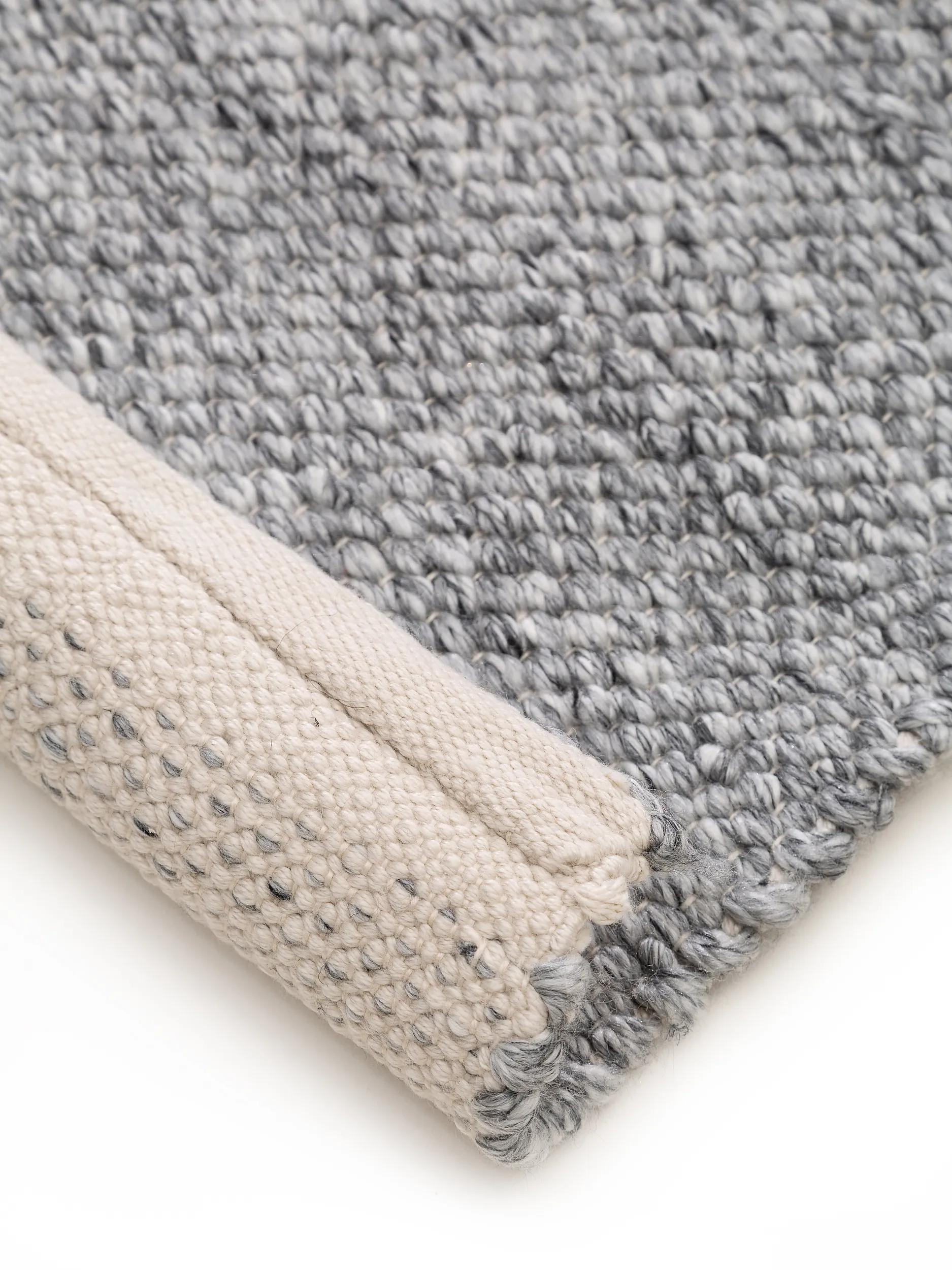 Rug made from recycled material Kiah Grey