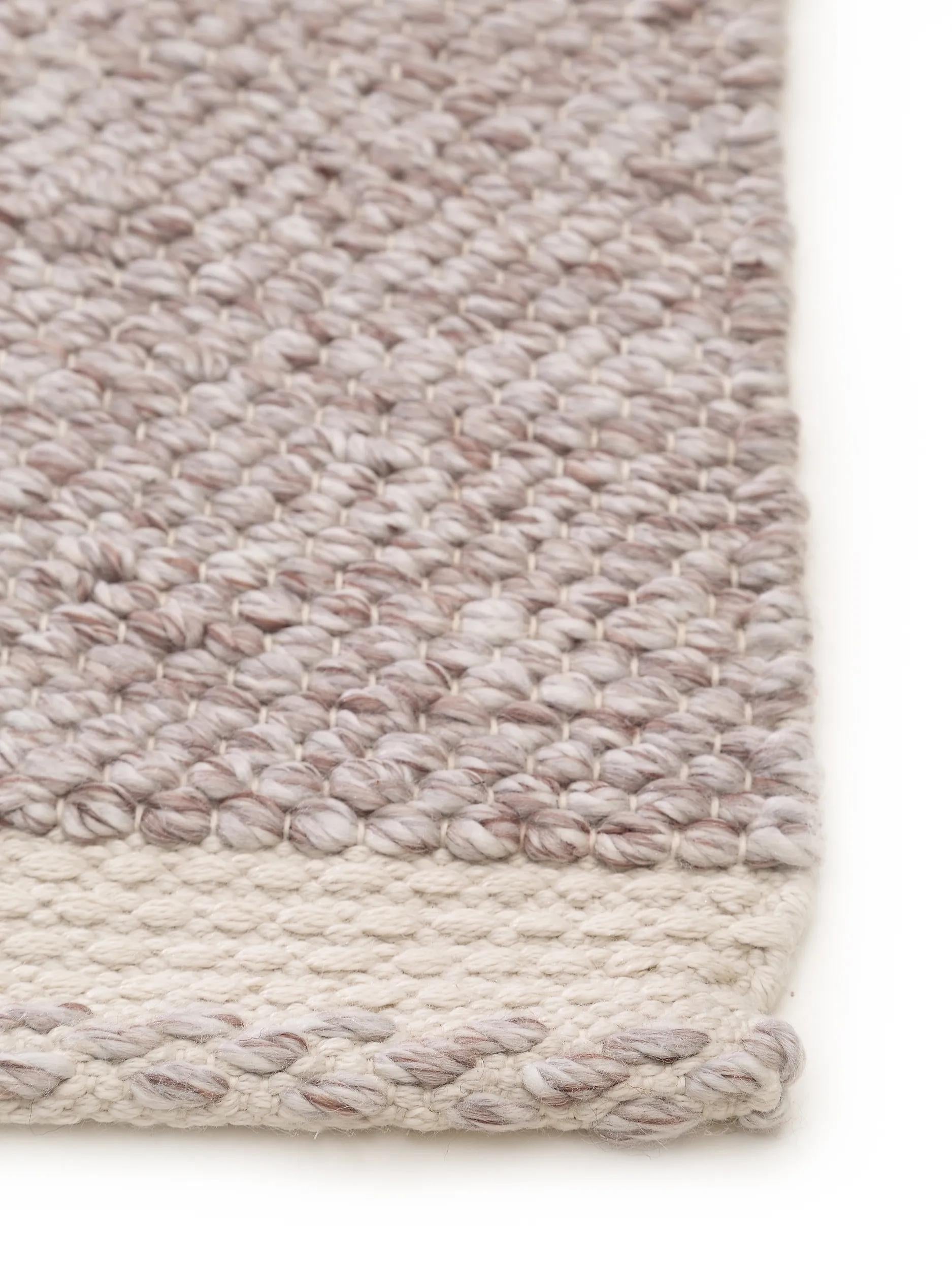 Rug made from recycled material Kiah Cream/Taupe