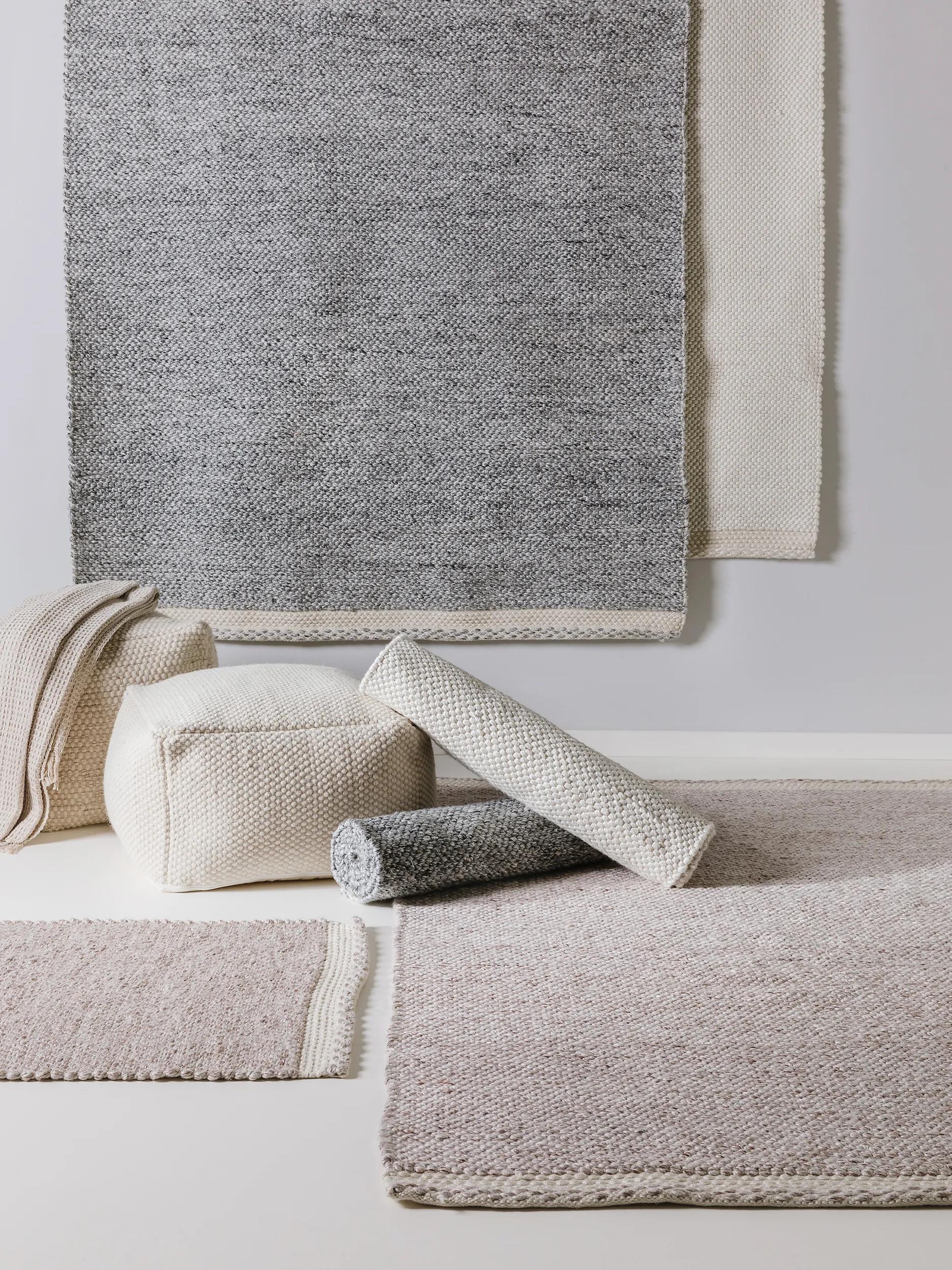 Rug made from recycled material Kiah Cream/Taupe