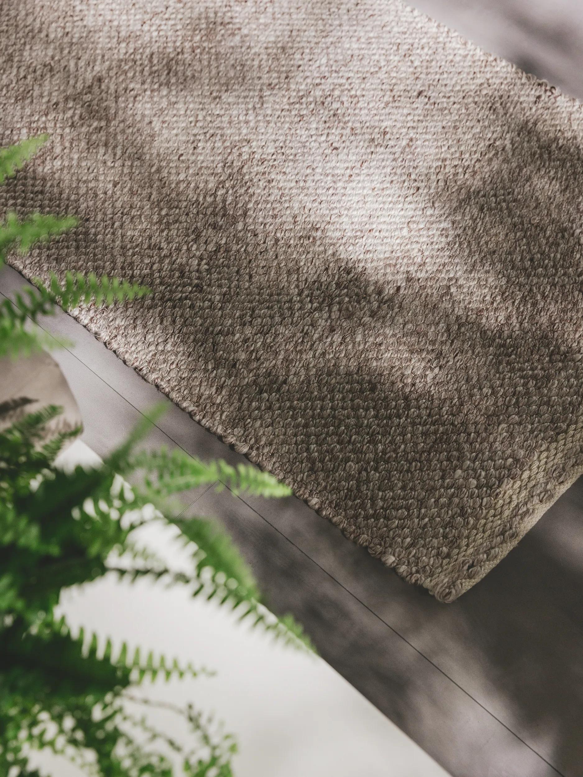 Rug made from recycled material Kiah Cream/Taupe