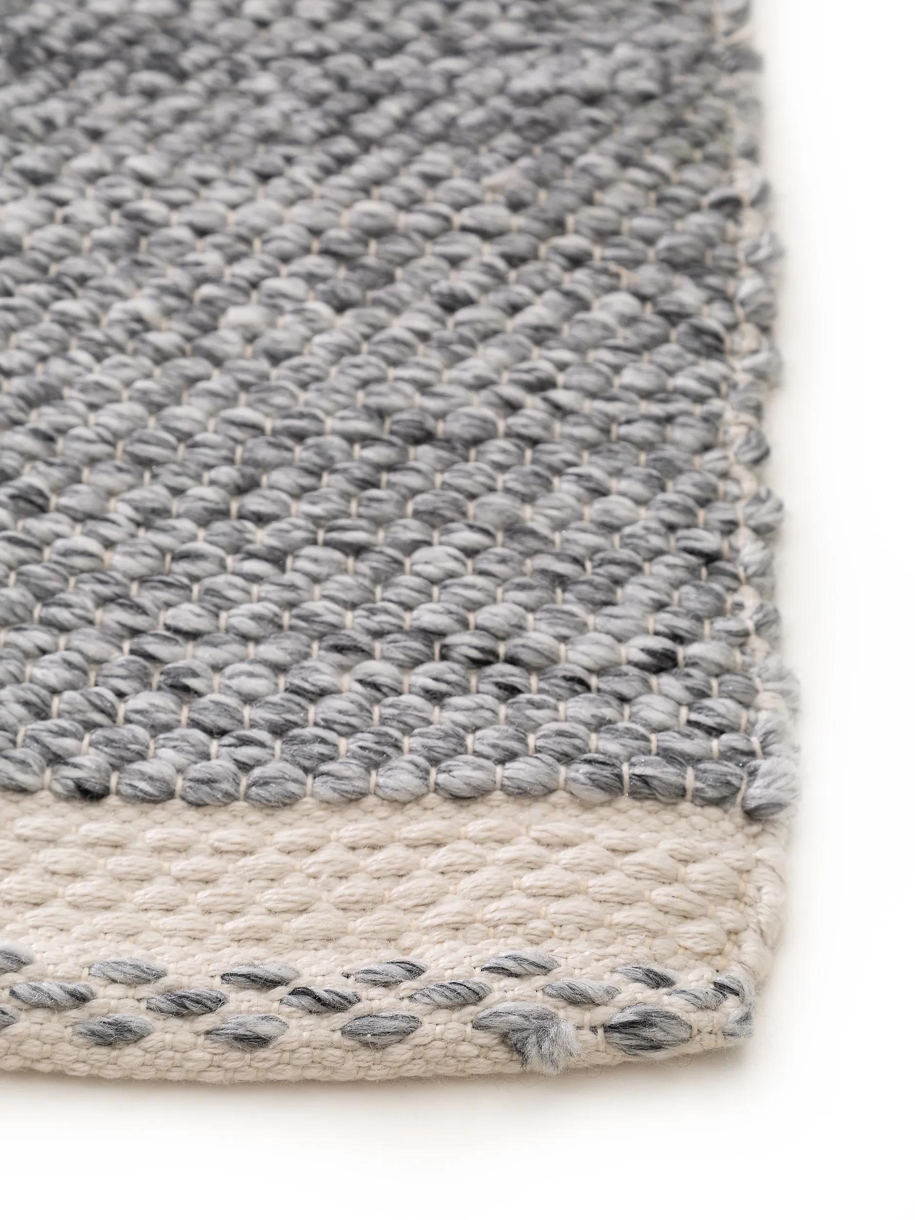 Rug made from recycled material Kiah Grey