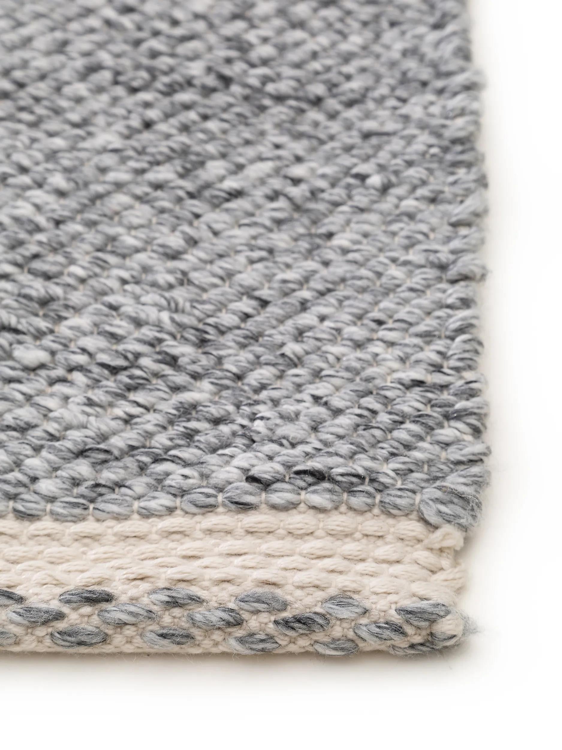 Rug made from recycled material Kiah Grey