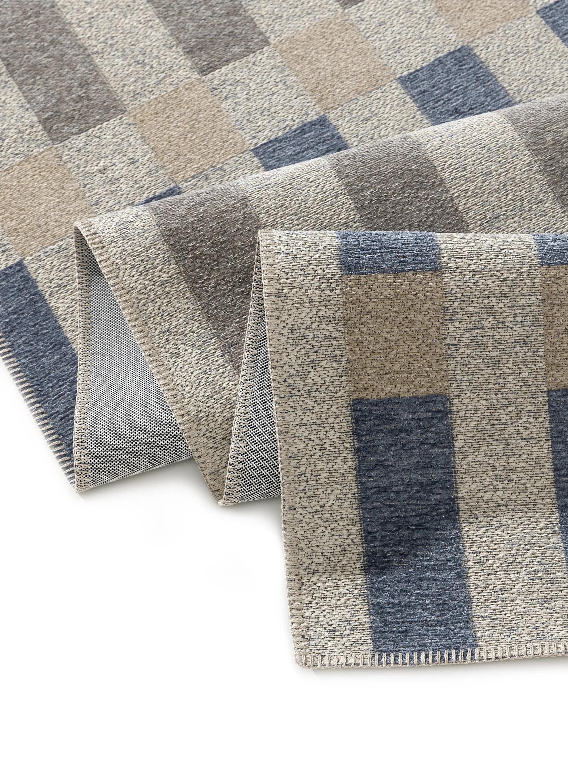In- & Outdoor Rug Kiano Multicolour/Blue