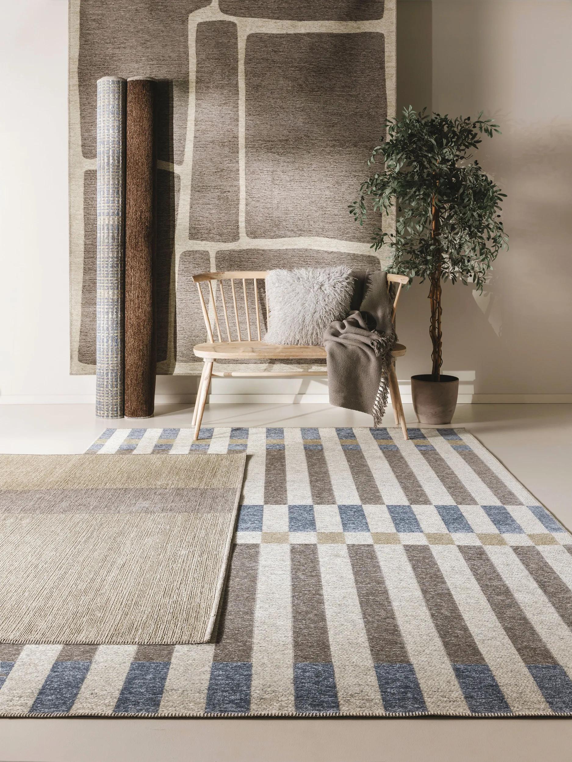 In- & Outdoor Rug Kiano Multicolour/Blue