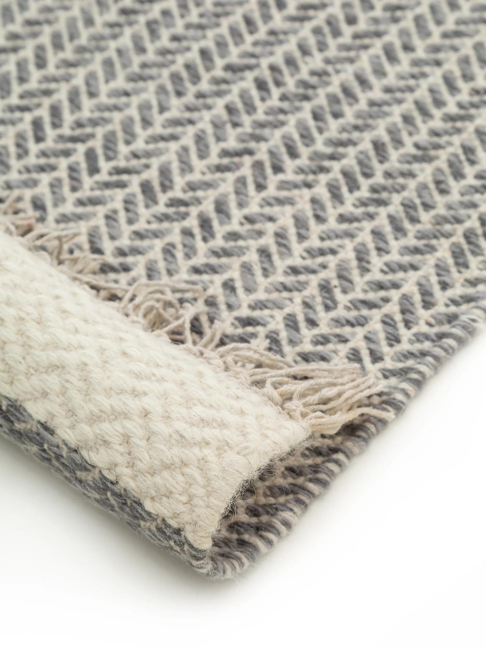 Wool Rug Kim Grey