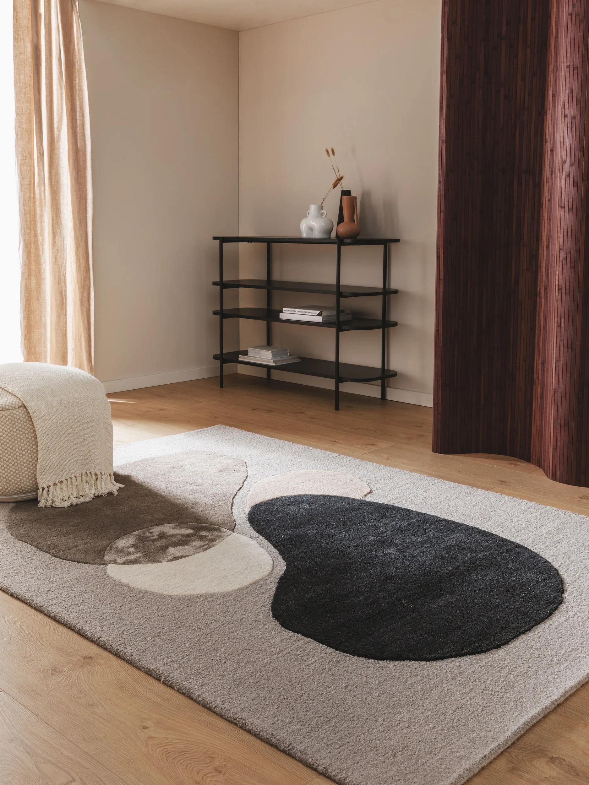 Wool Rug Kyoto Multicolour/Grey