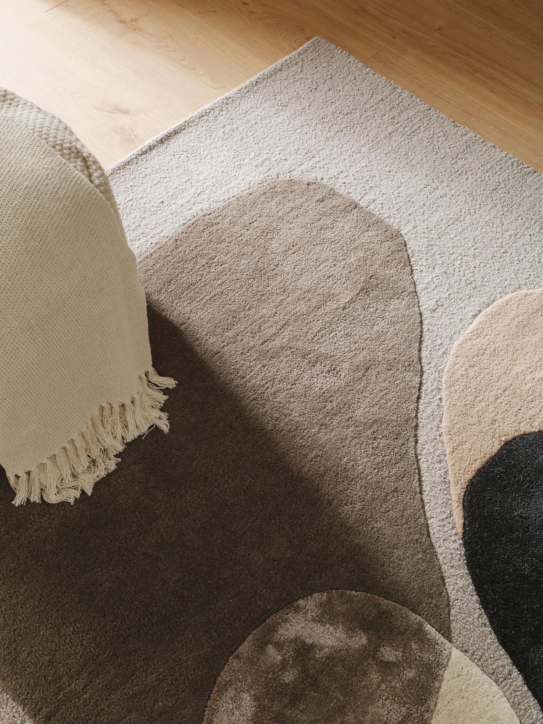 Wool Rug Kyoto Multicolour/Grey