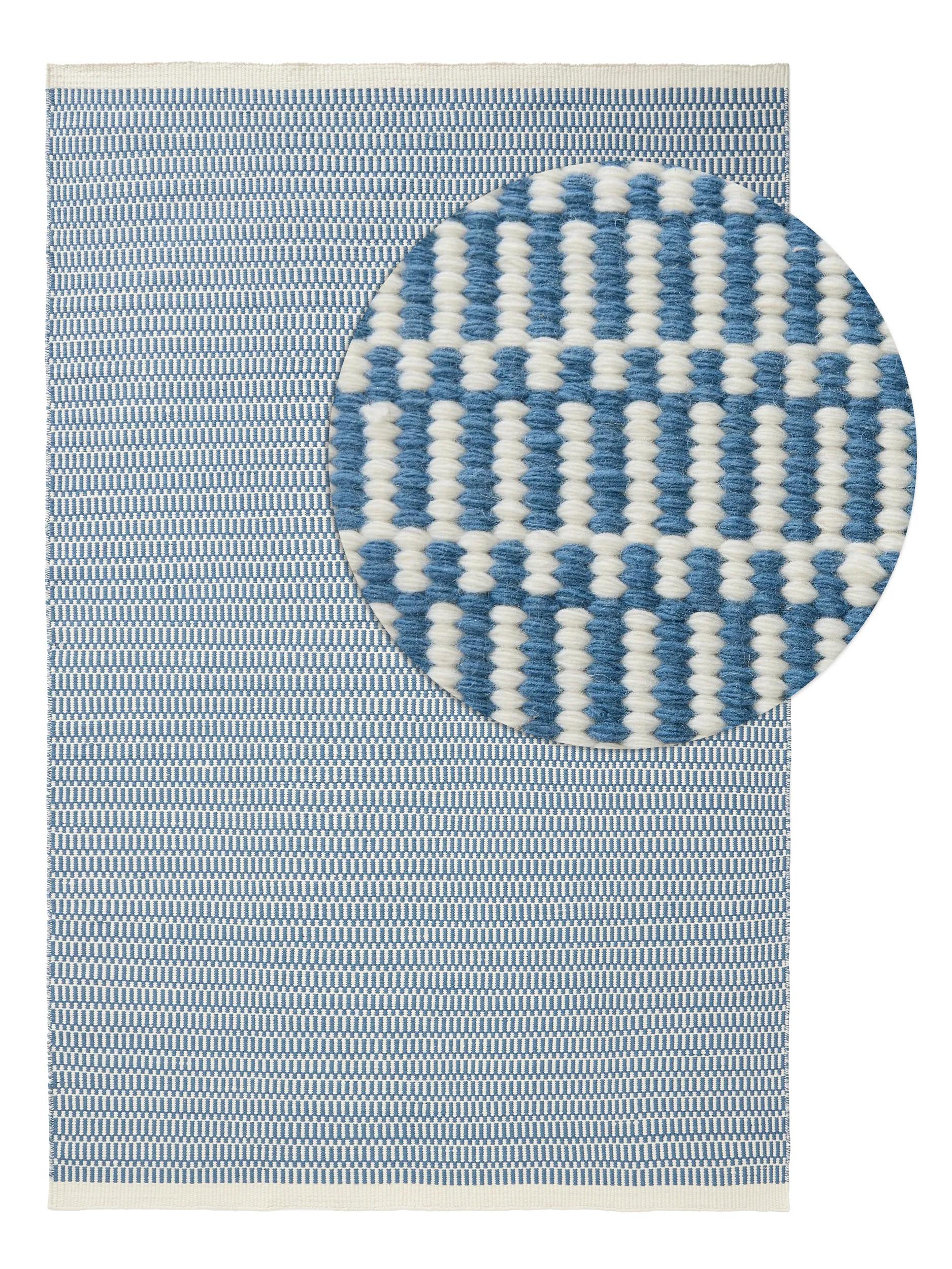 Wool Rug Laura Blue