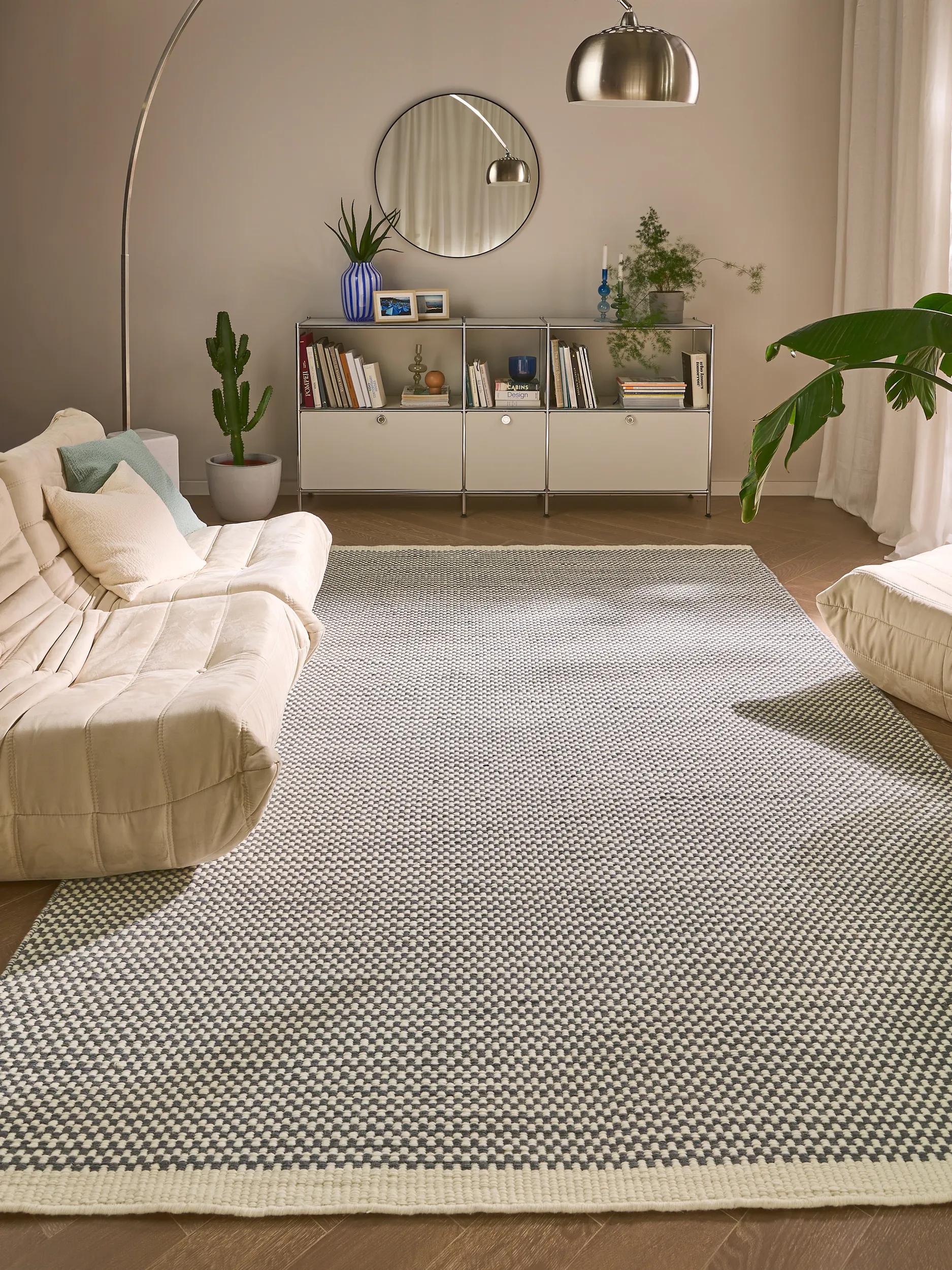 Wool Rug Laura Grey