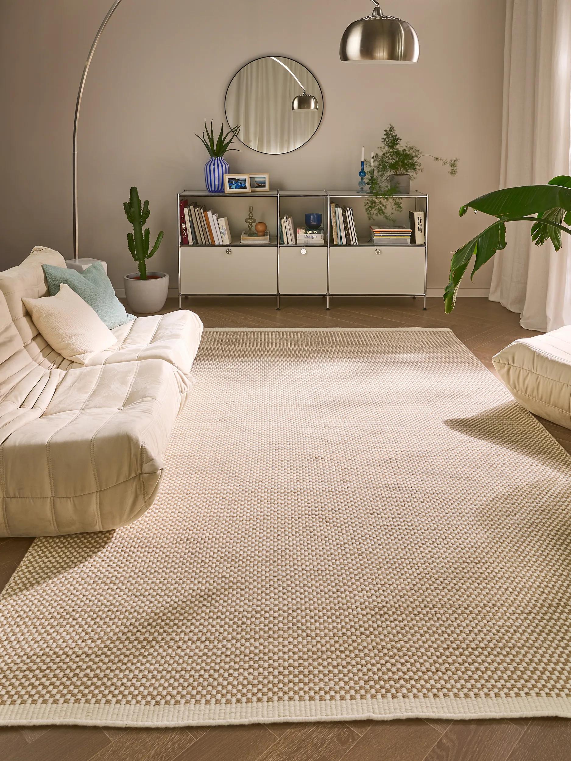 Wool Rug Laura Beige