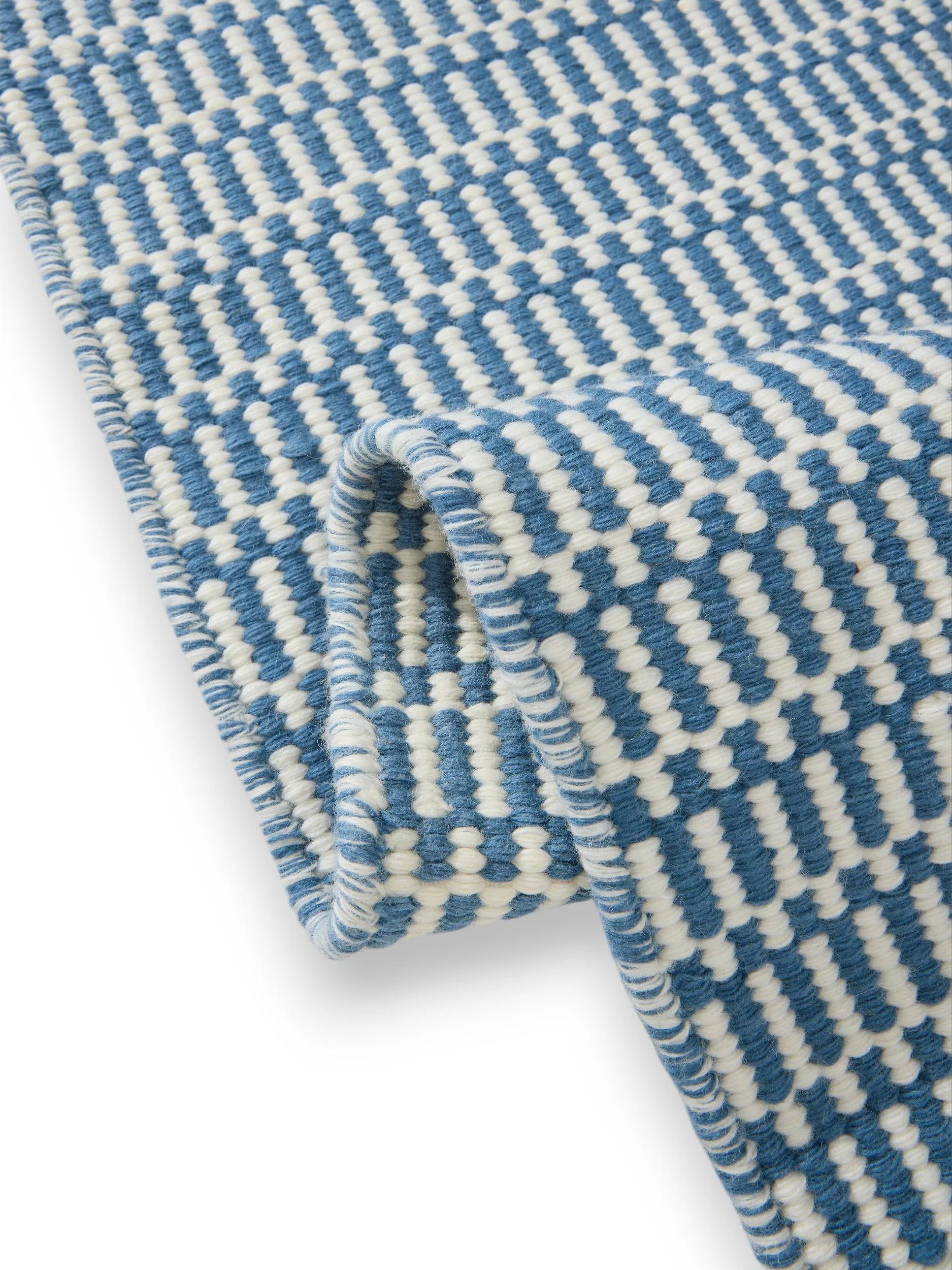 Wool Rug Laura Blue