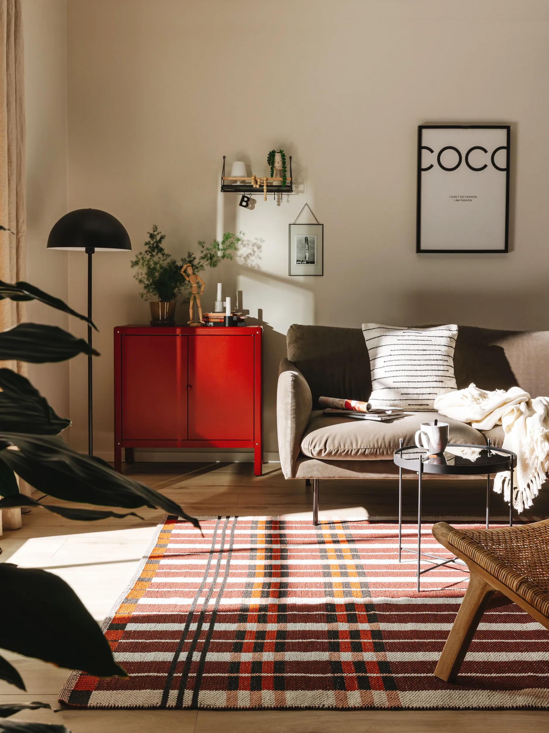 Cotton Rug Leander Brown