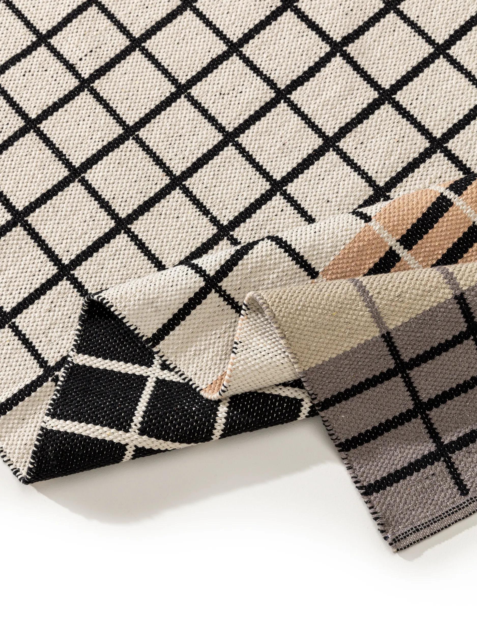 Cotton Rug Leander Grey/White