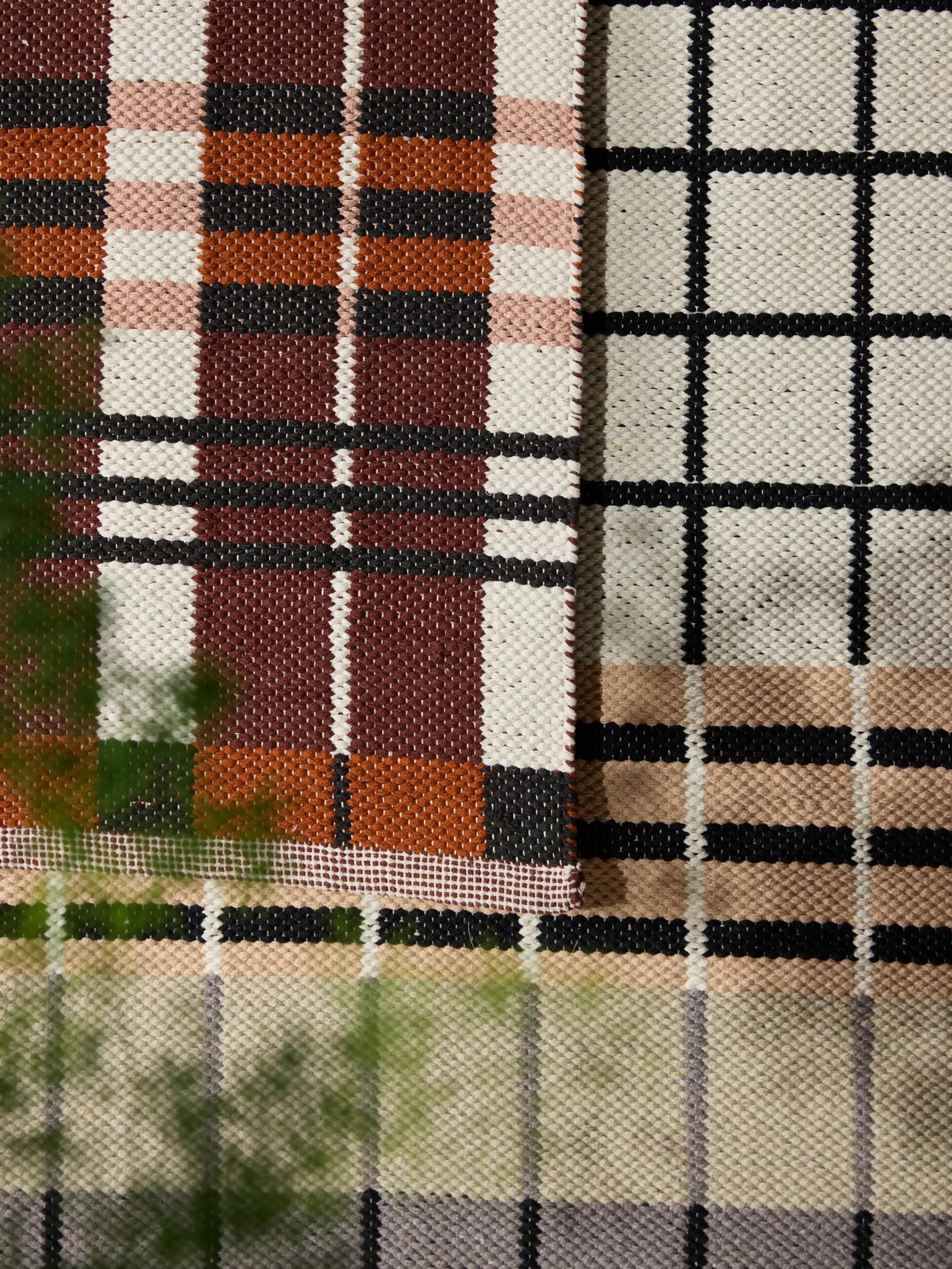 Cotton Rug Leander Grey/White