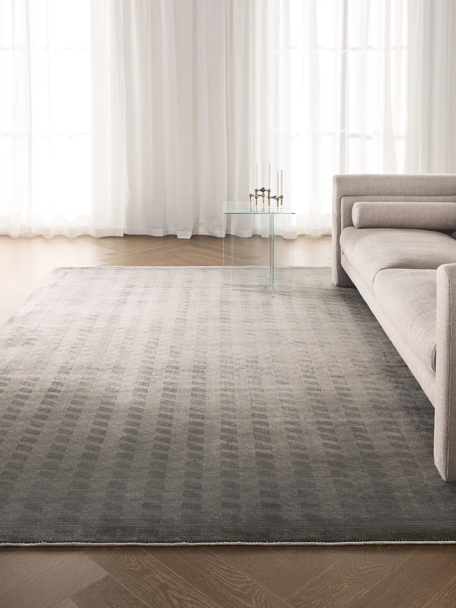 Tapis Leandro Gris Foncé