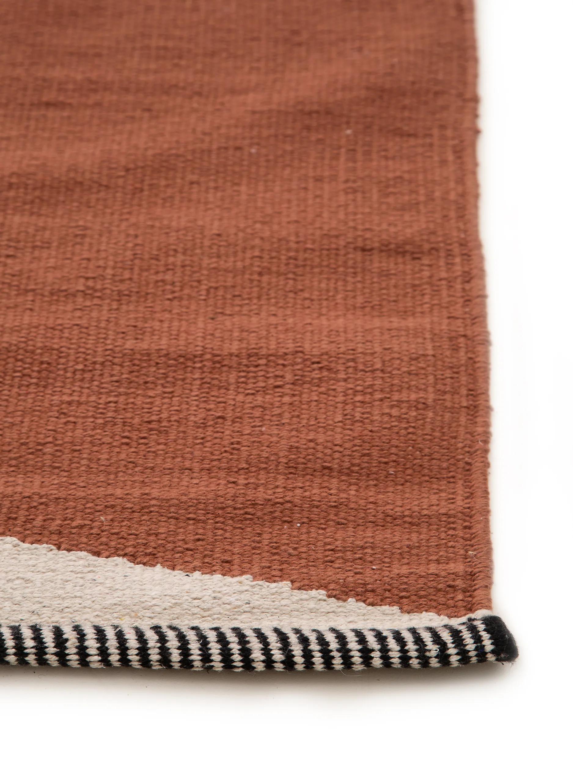 Cotton Rug Lenny Terracotta