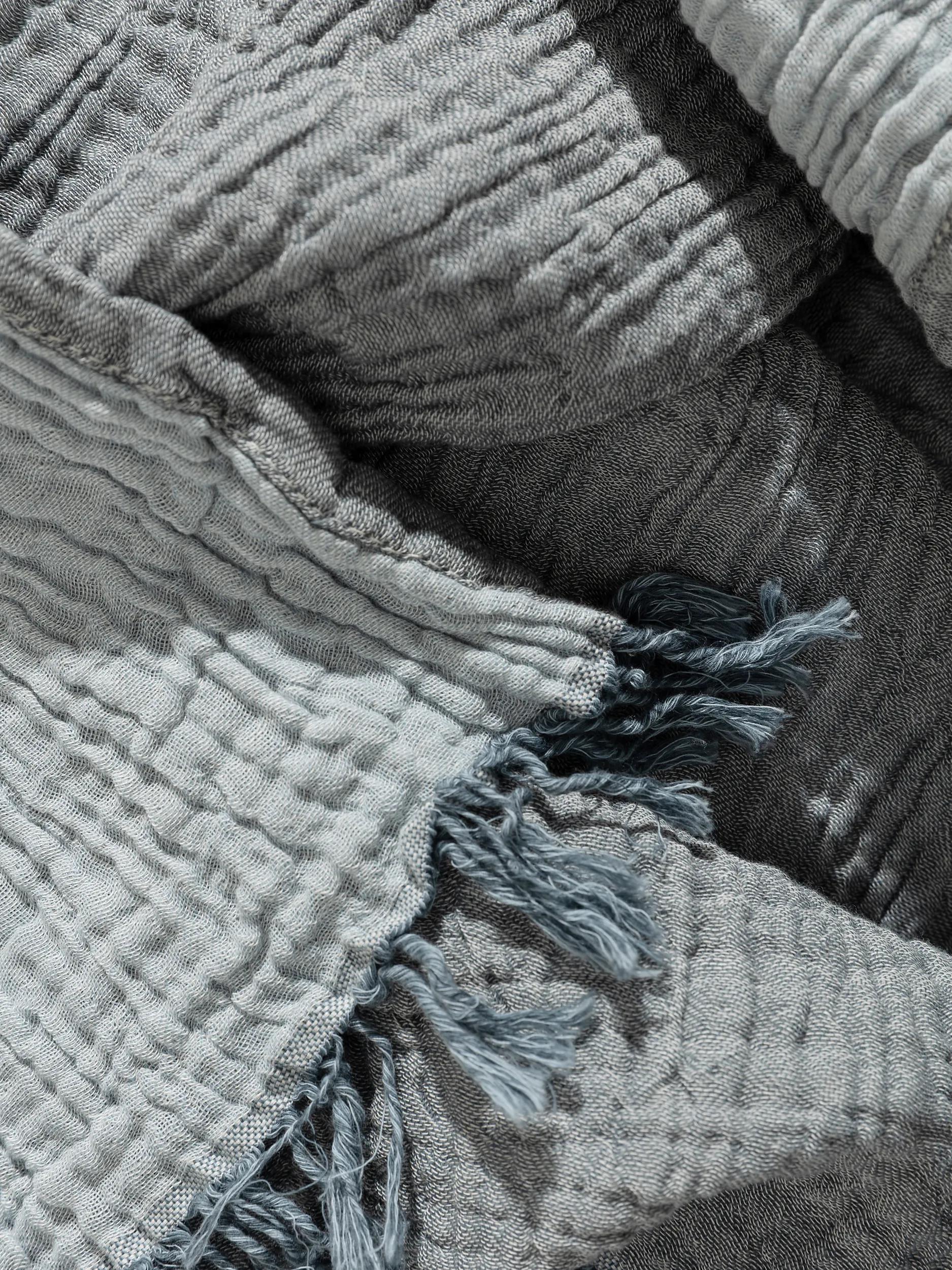 Baumwolldecke Lilo Blau