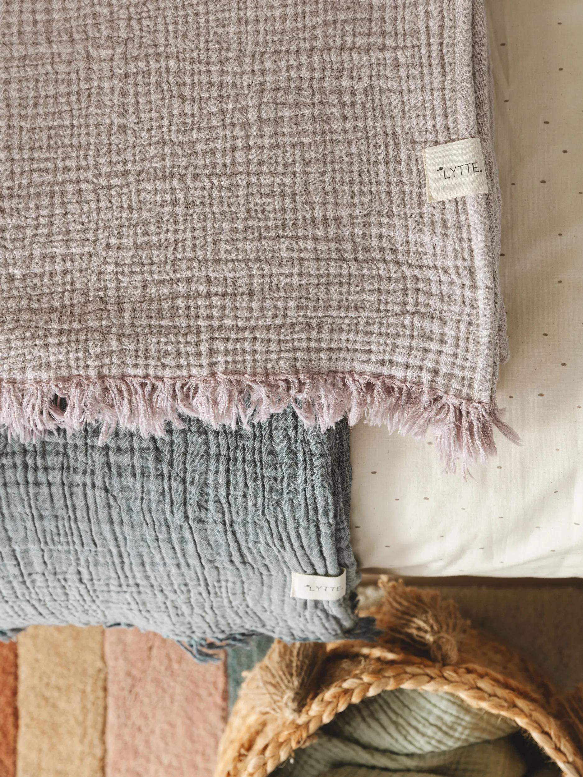 Baumwolldecke Lilo Lila