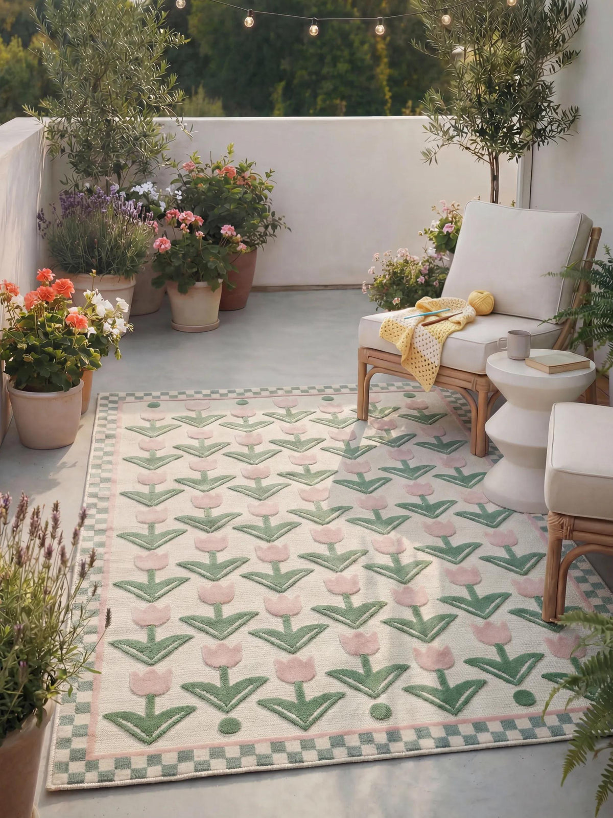 In- & Outdoor Rug Lilou Rose