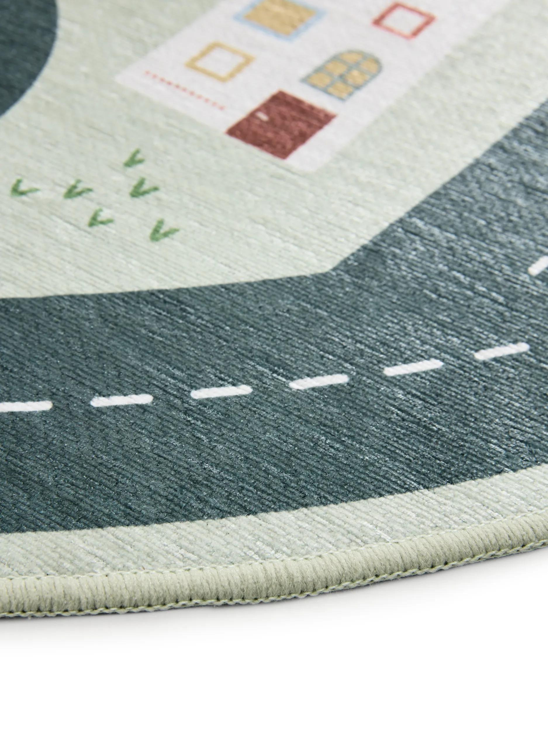 Kids rug Linus Green