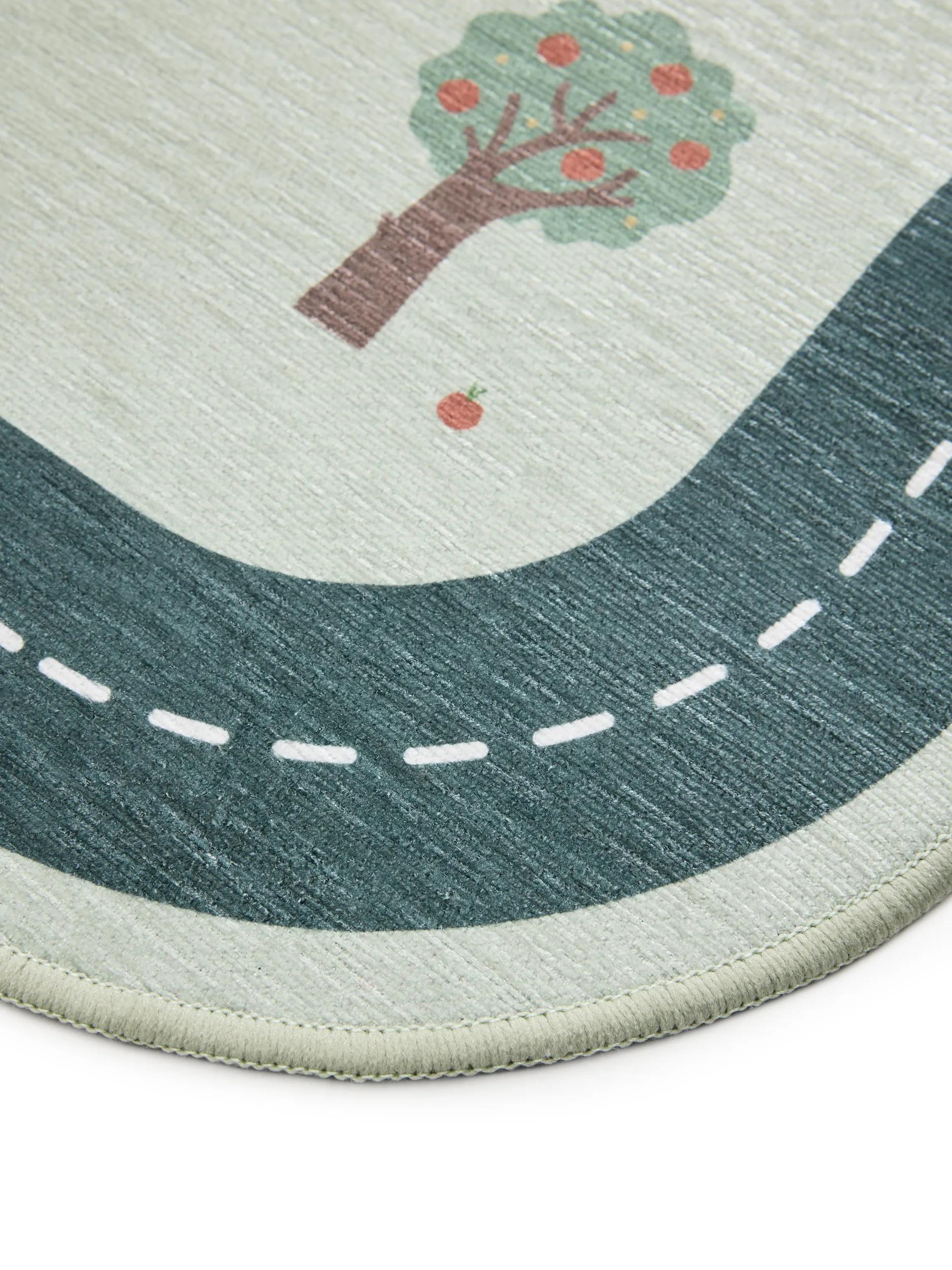 Kids rug Linus Green