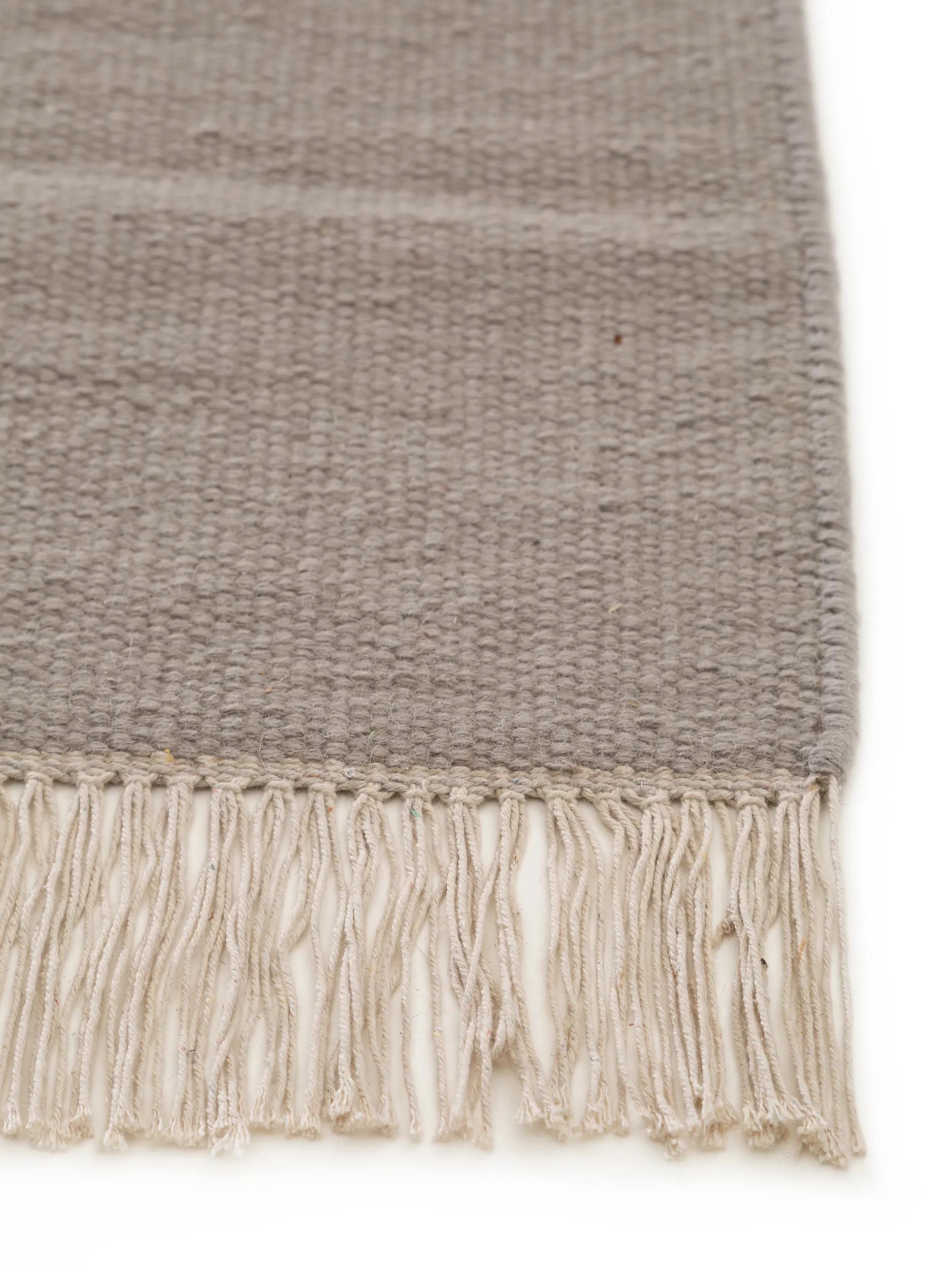 Wool Rug Liv Light Grey