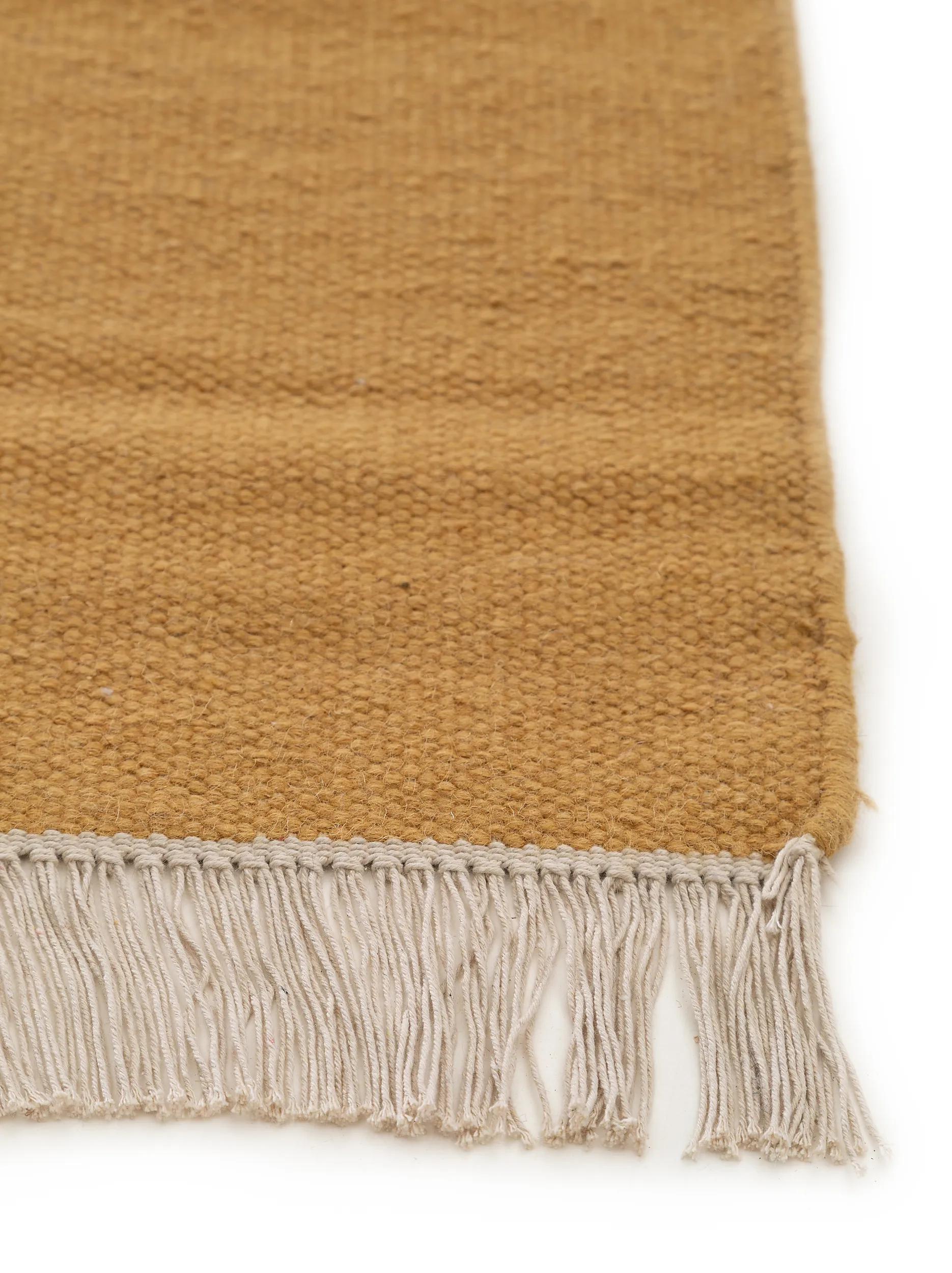 Wollteppich Liv Gelb