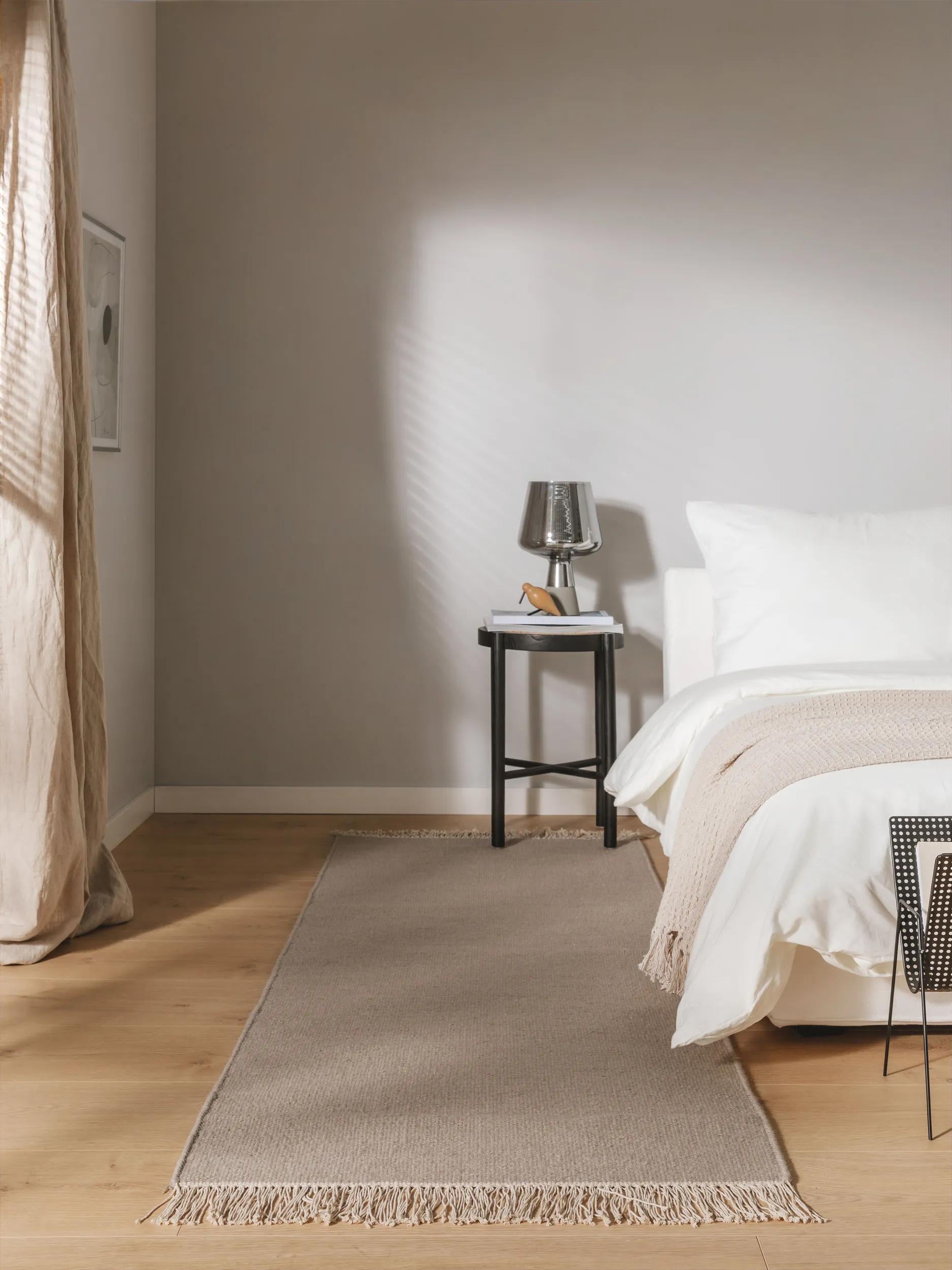 Wool Rug Liv Light Grey