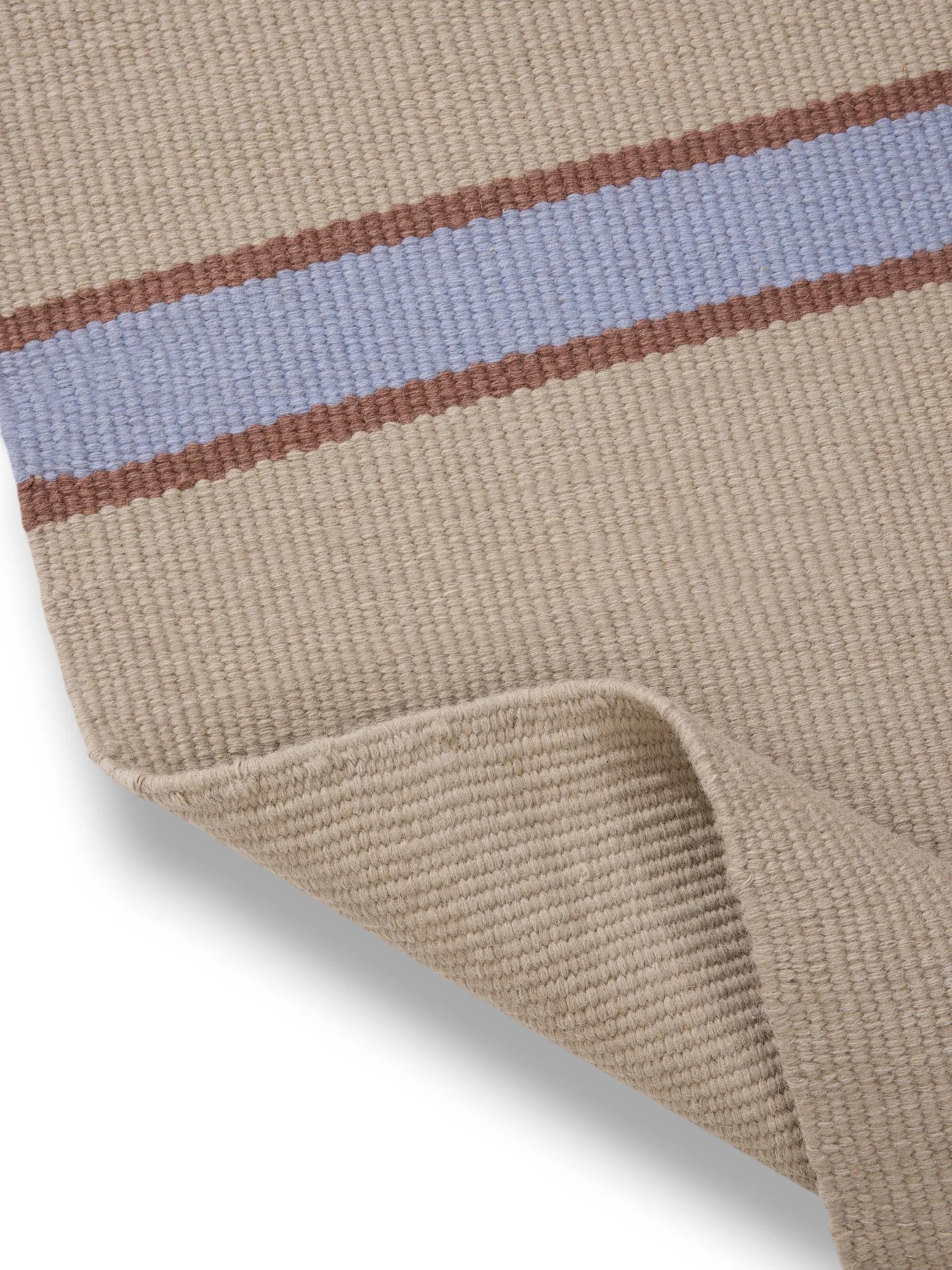 Wool Rug Livio Beige/Blue
