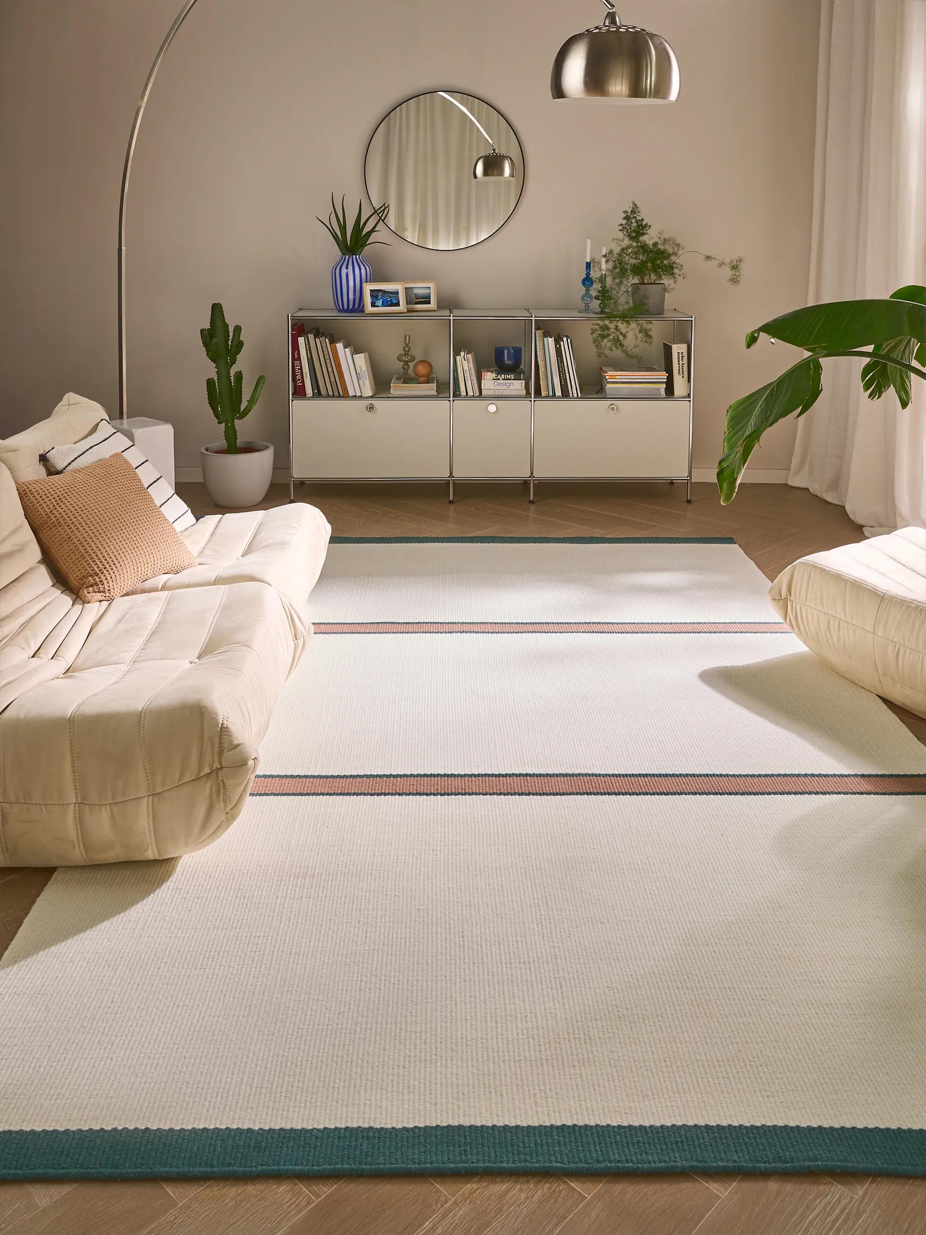 Wool Rug Livio Ivory/Green