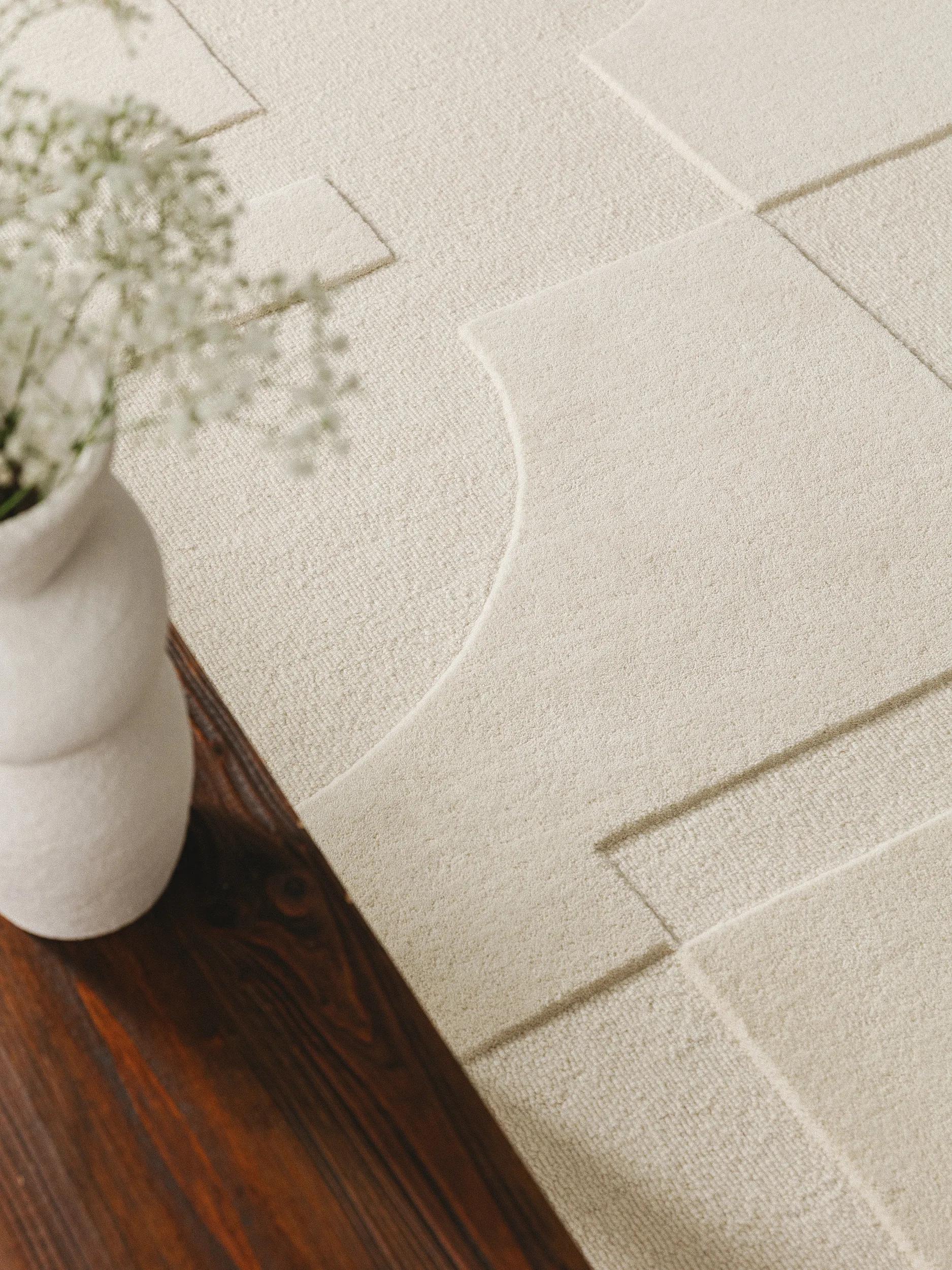 Wool Rug Logan Cream