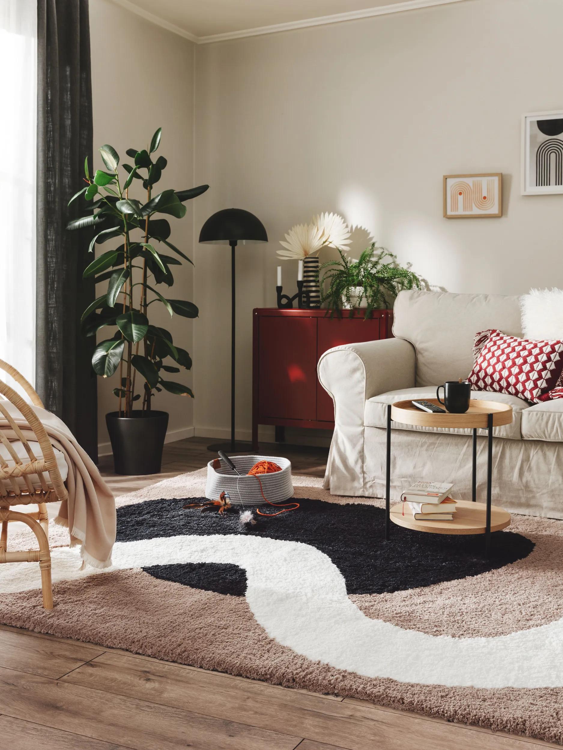 Shaggy rug Lotta Multicolour