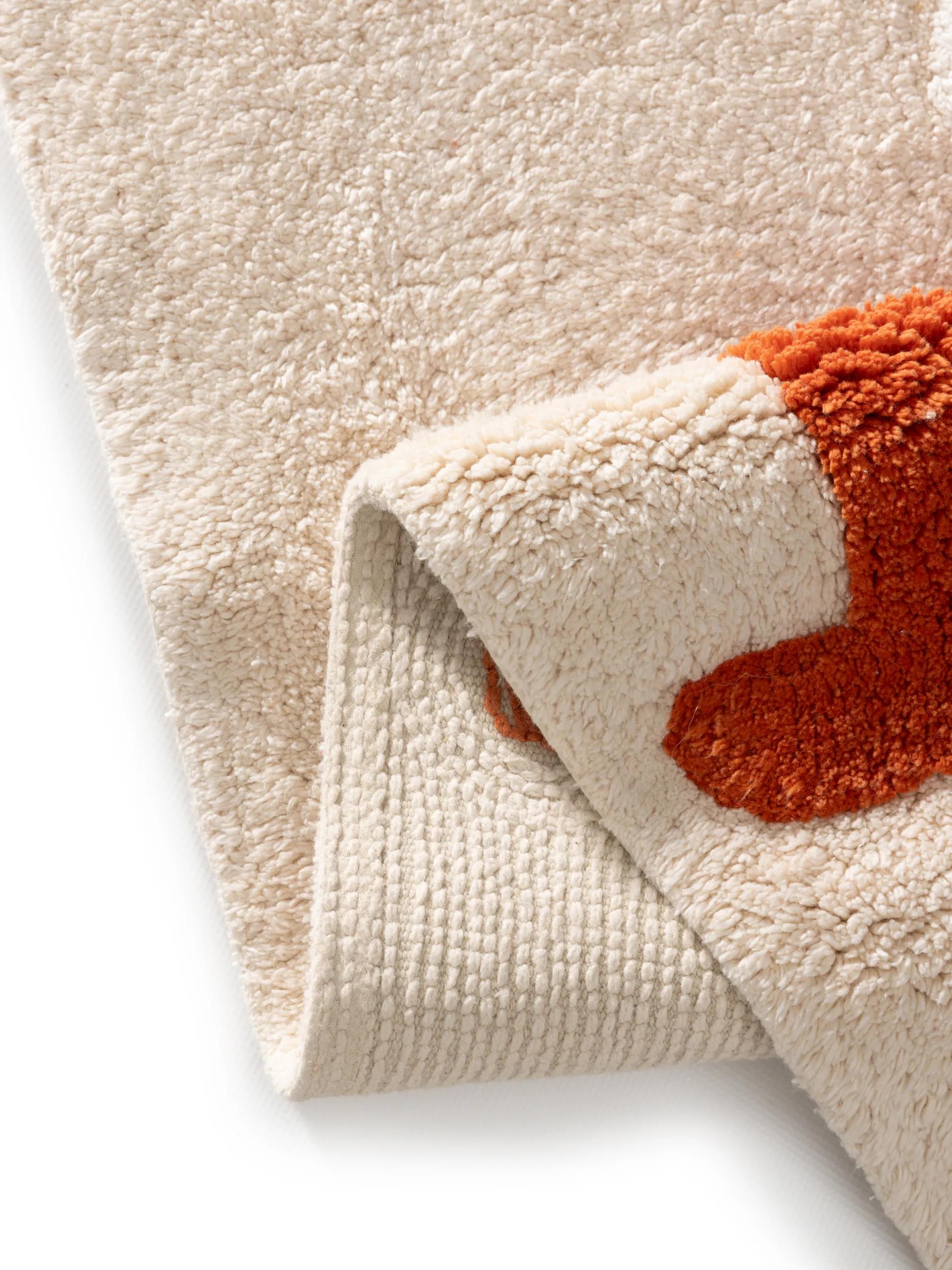 Washable Cotton Rug Lotte Beige/Multicolour