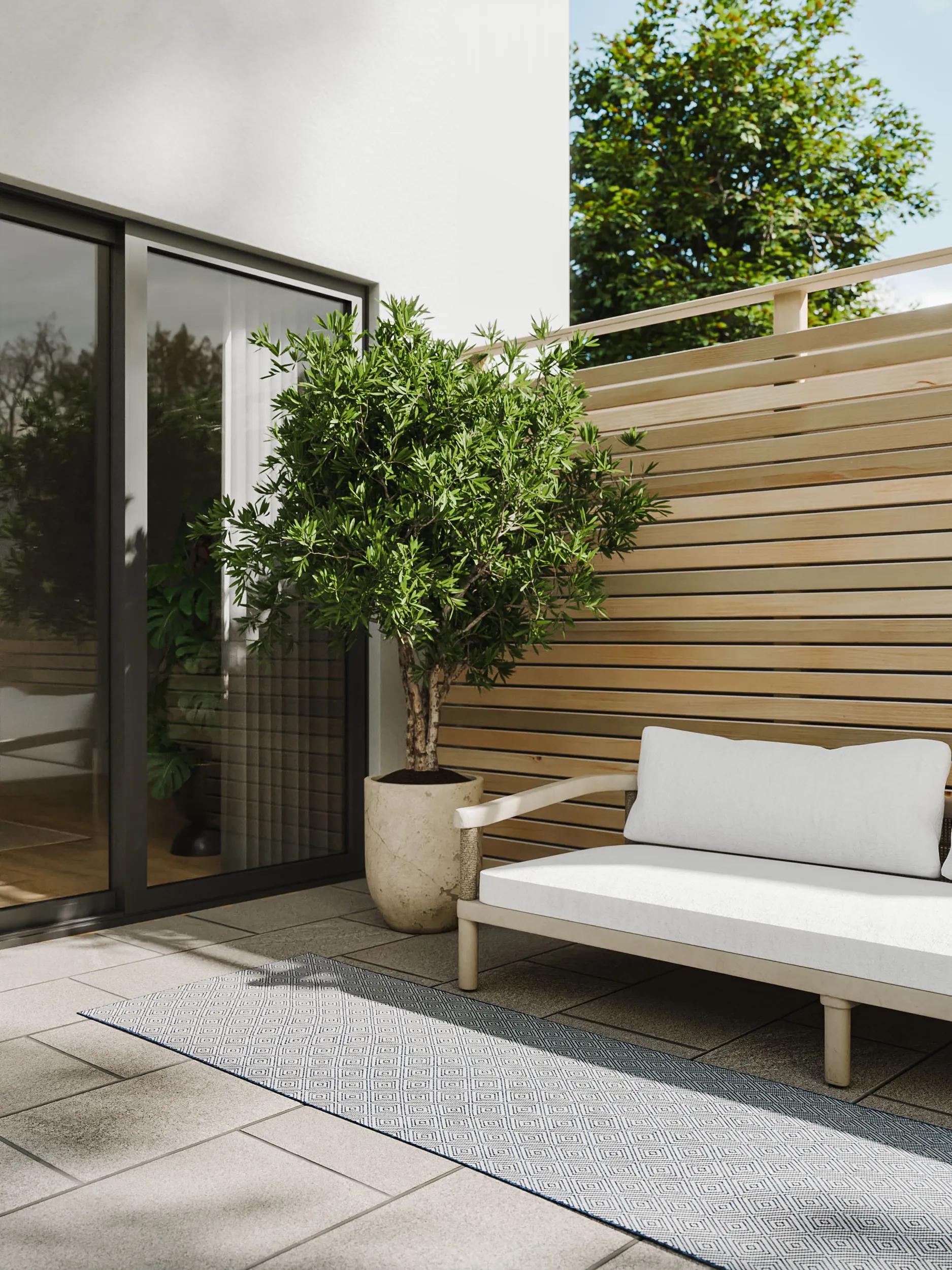 In- & Outdoor Rug Lou Blue