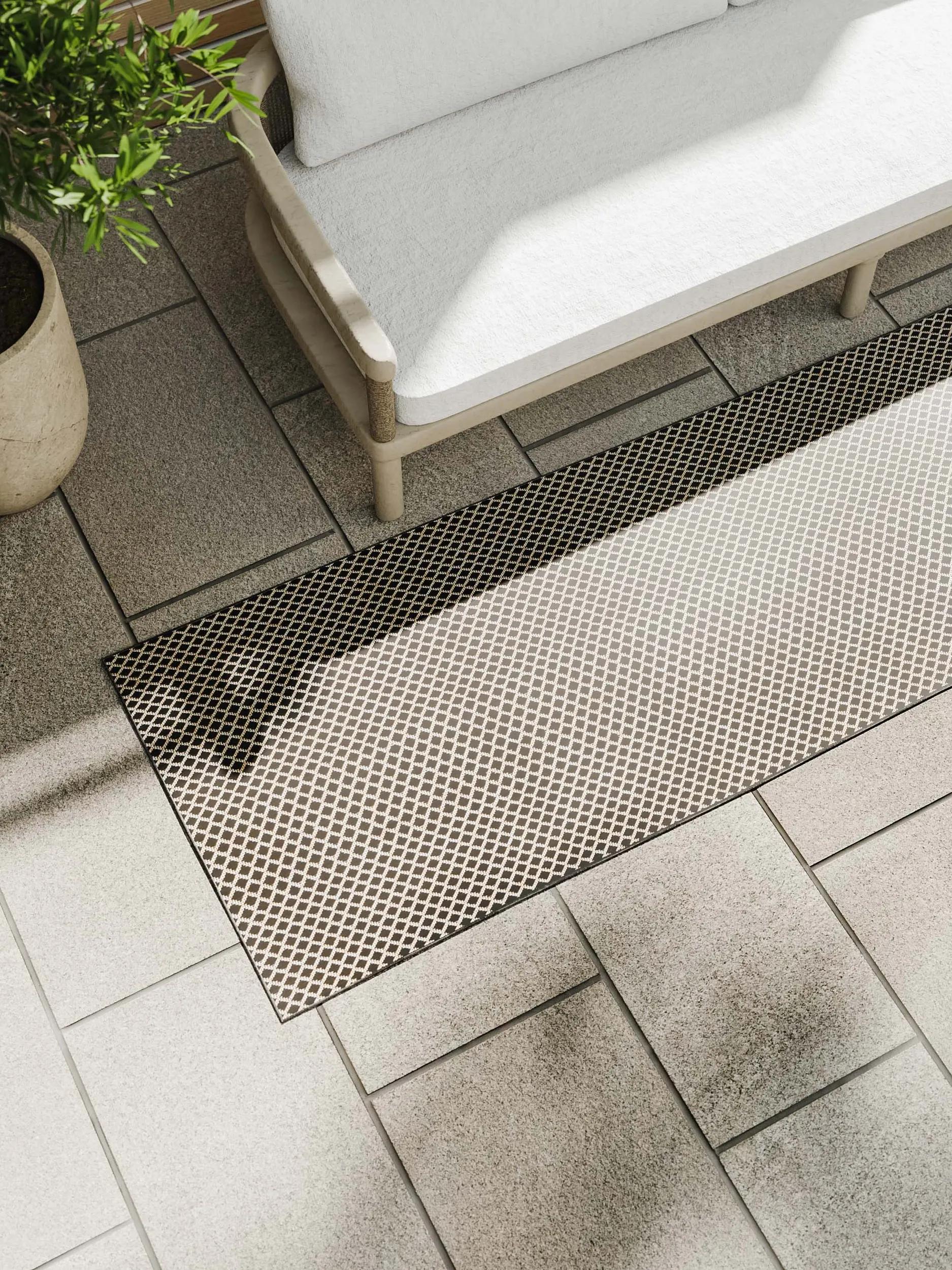 In- & Outdoor Rug Lou Black