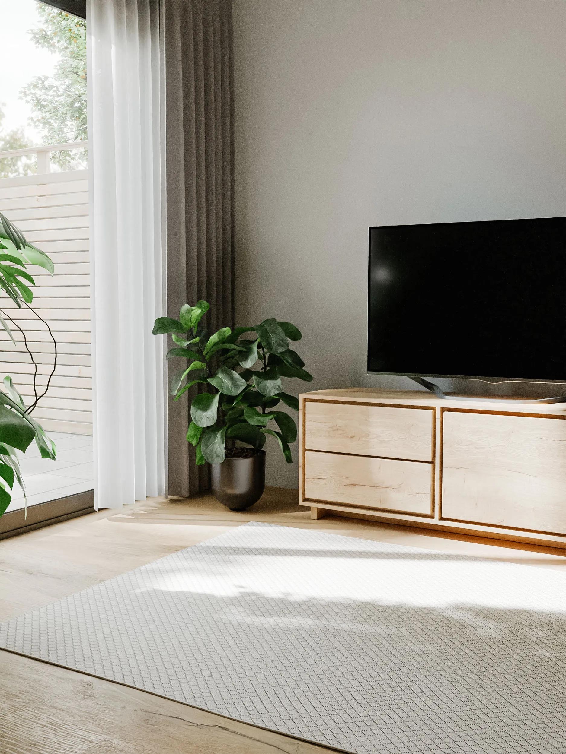 In- & Outdoor Rug Lou White