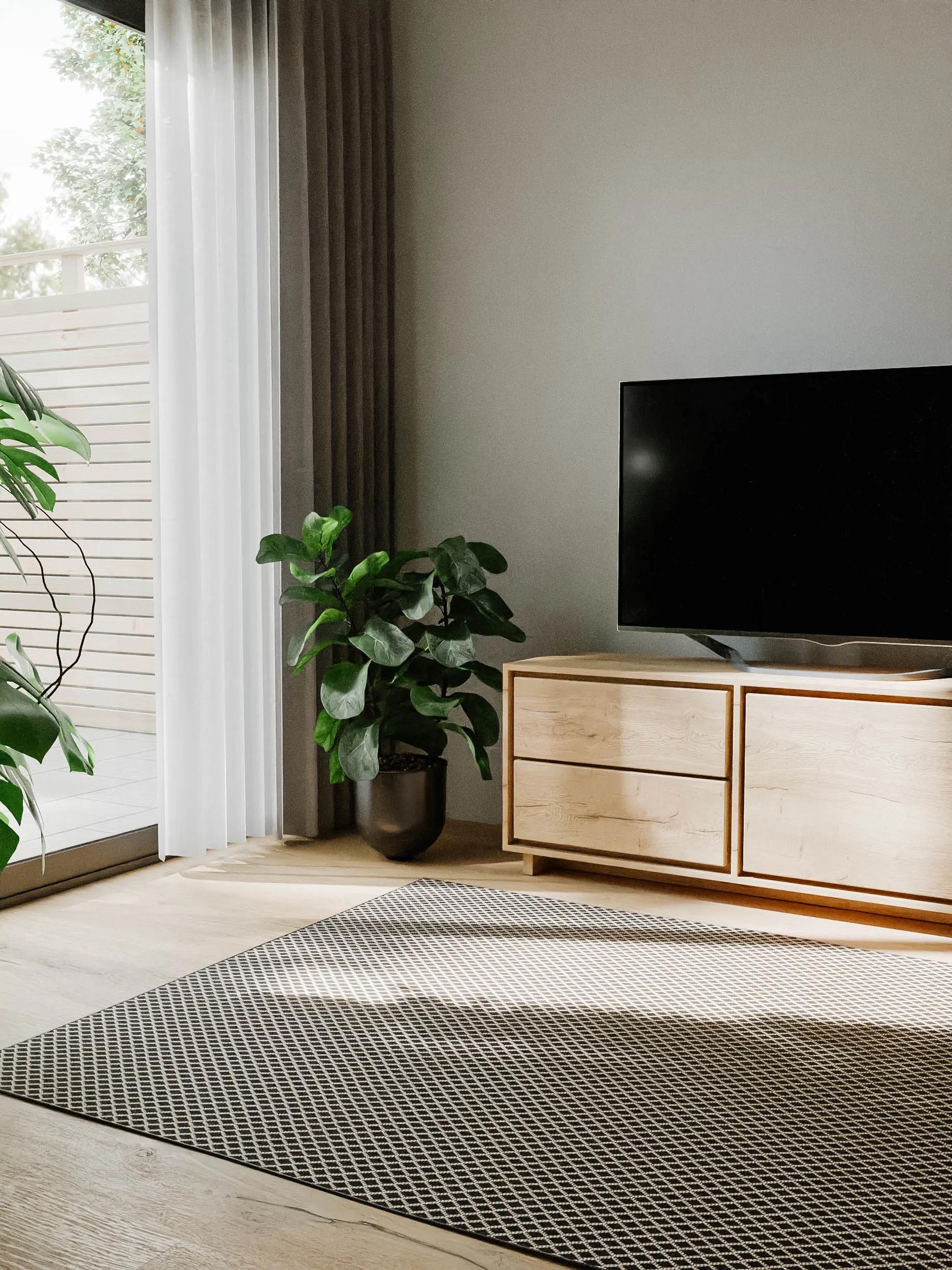 In- & Outdoor Rug Lou Black