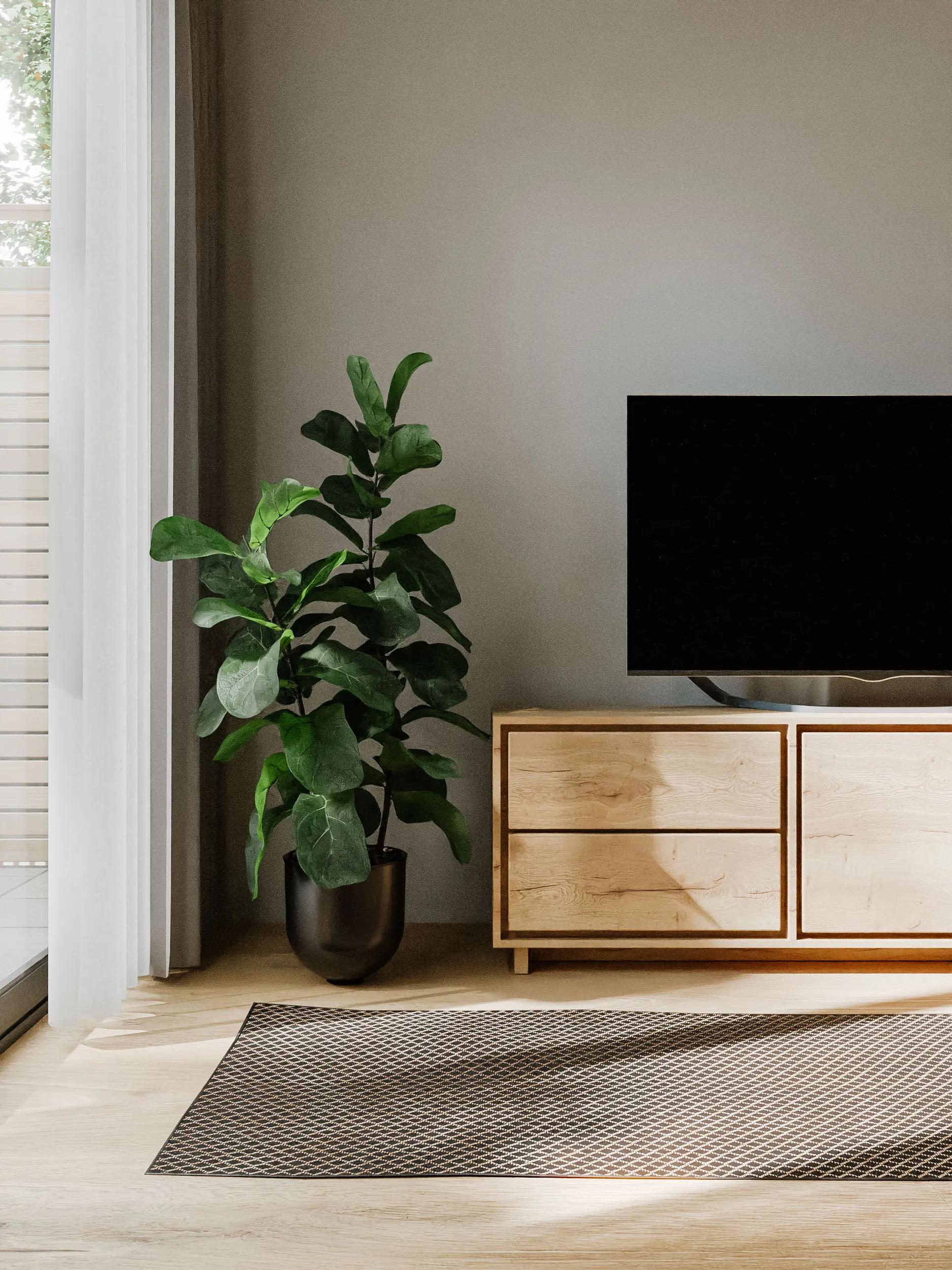 In- & Outdoor Rug Lou Black