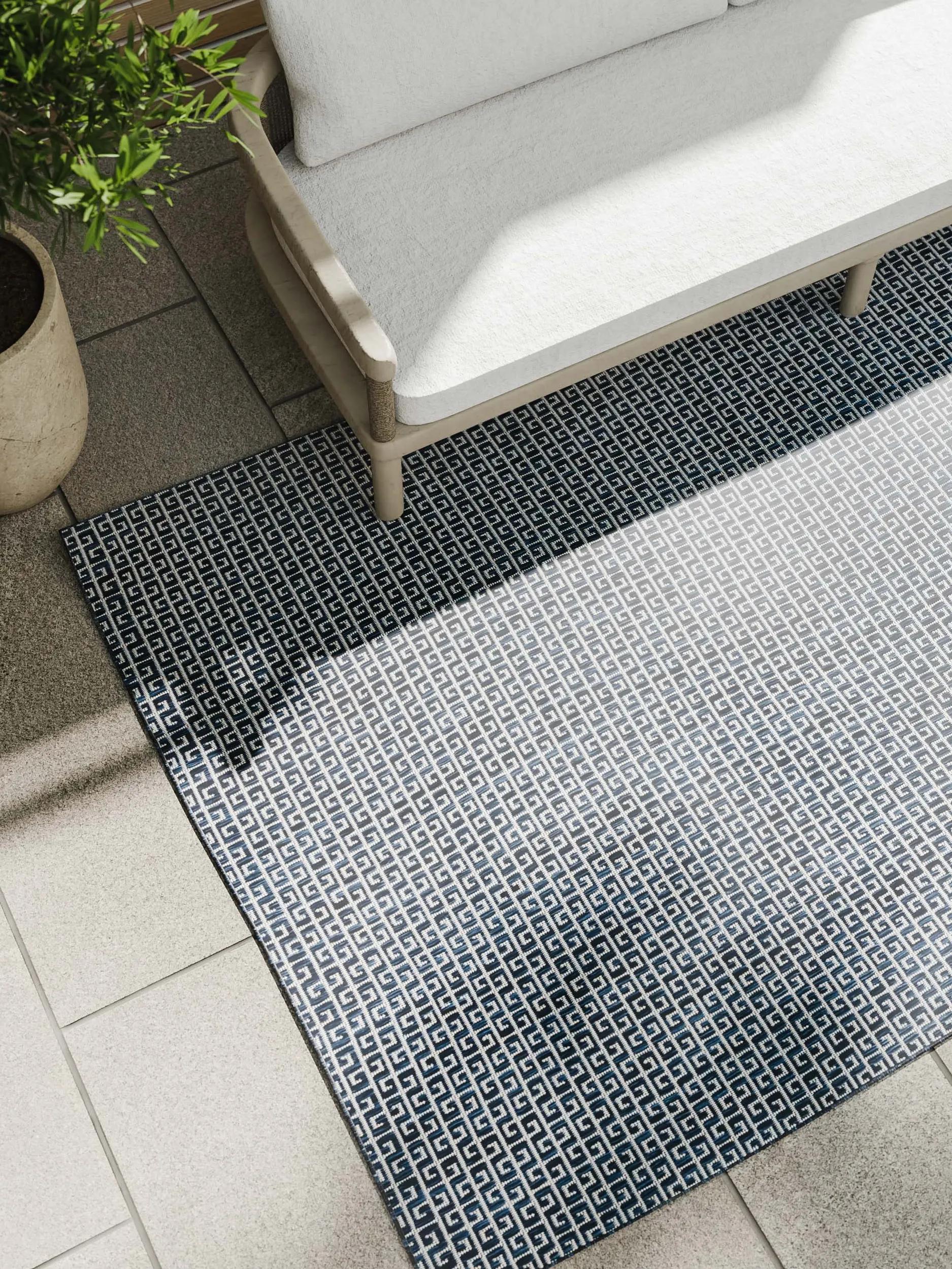 In- & Outdoor Rug Lou Blue
