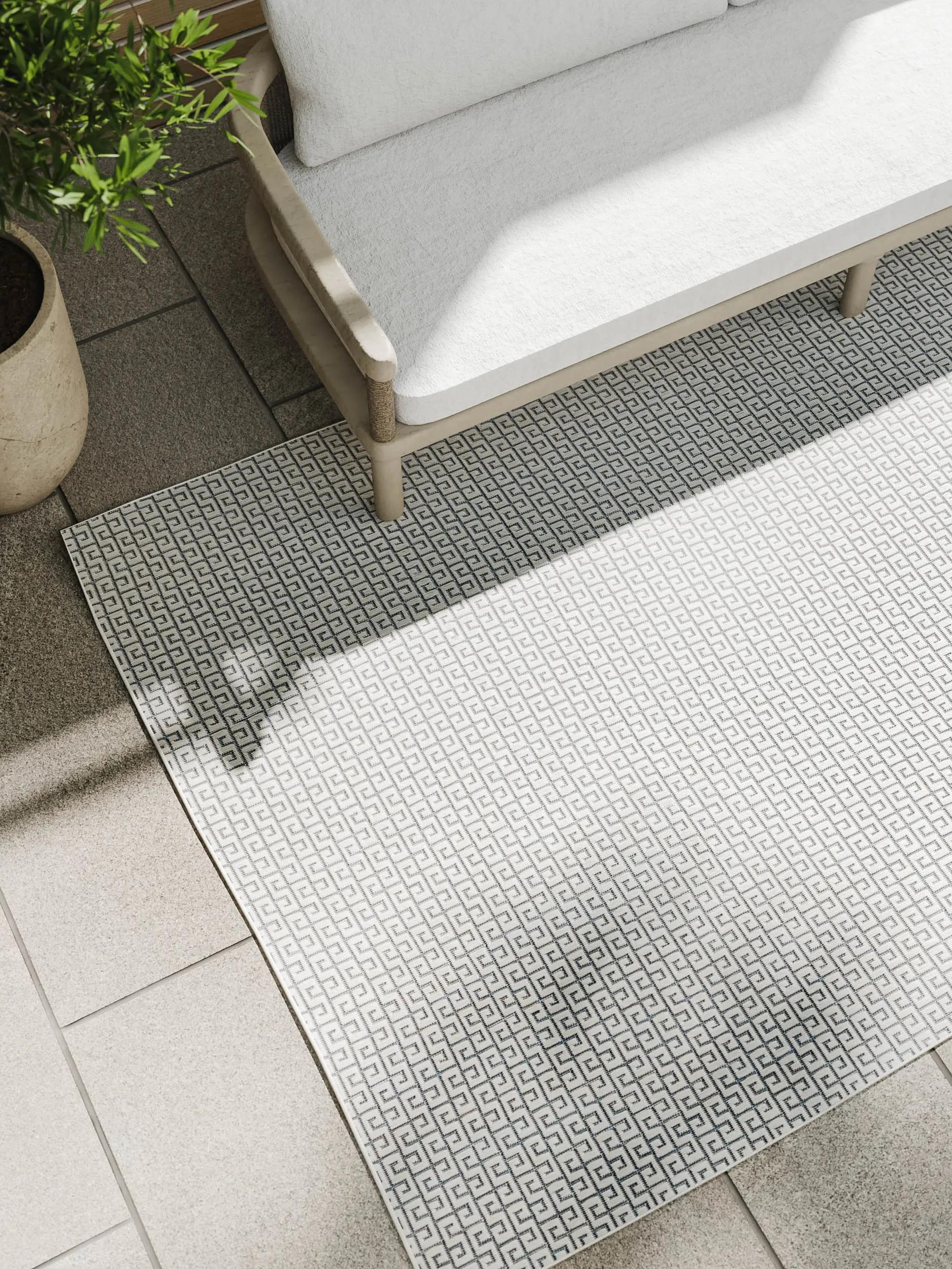 In- & Outdoor Rug Lou White