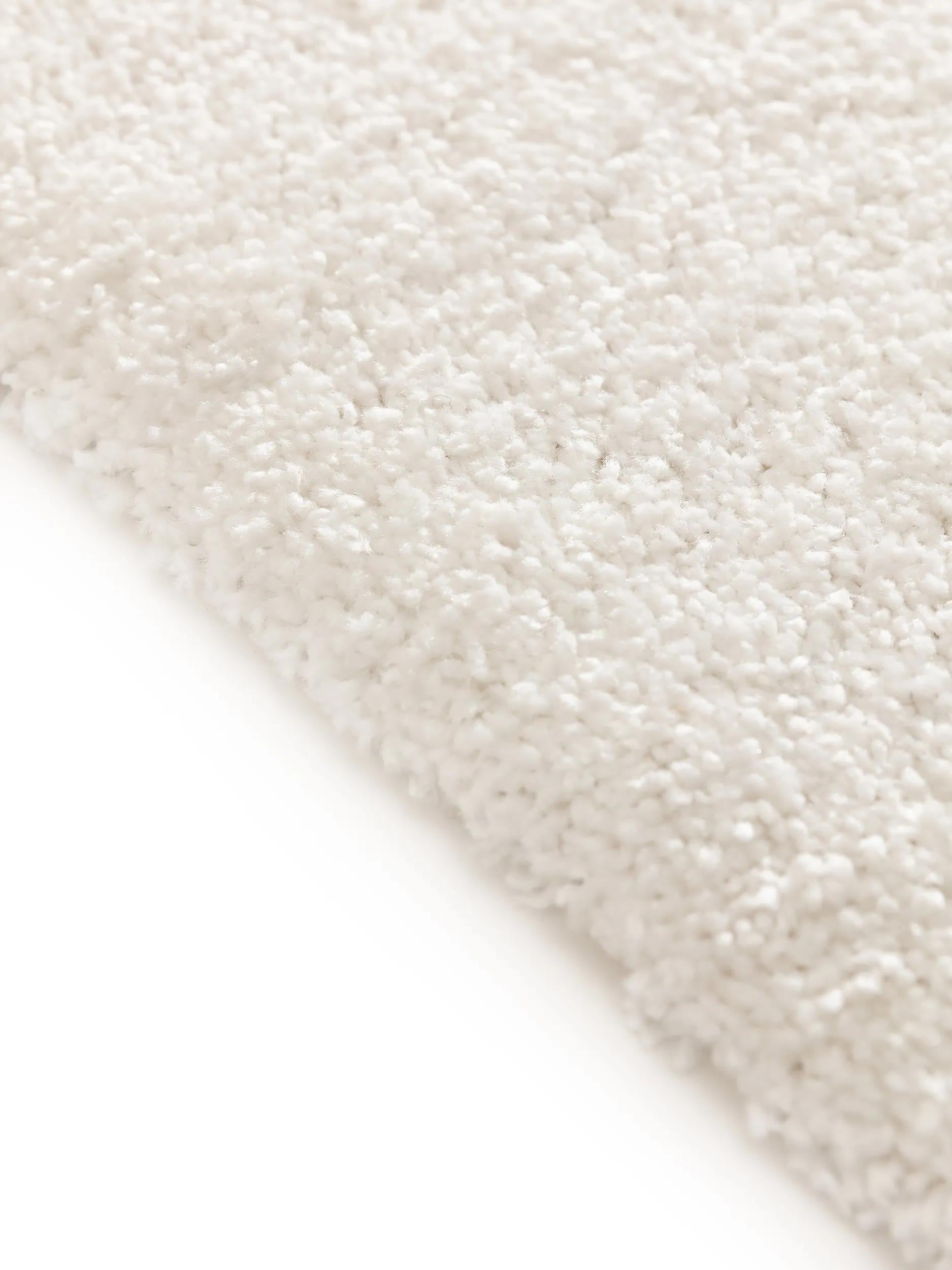 Shaggy rug Louise Black/White