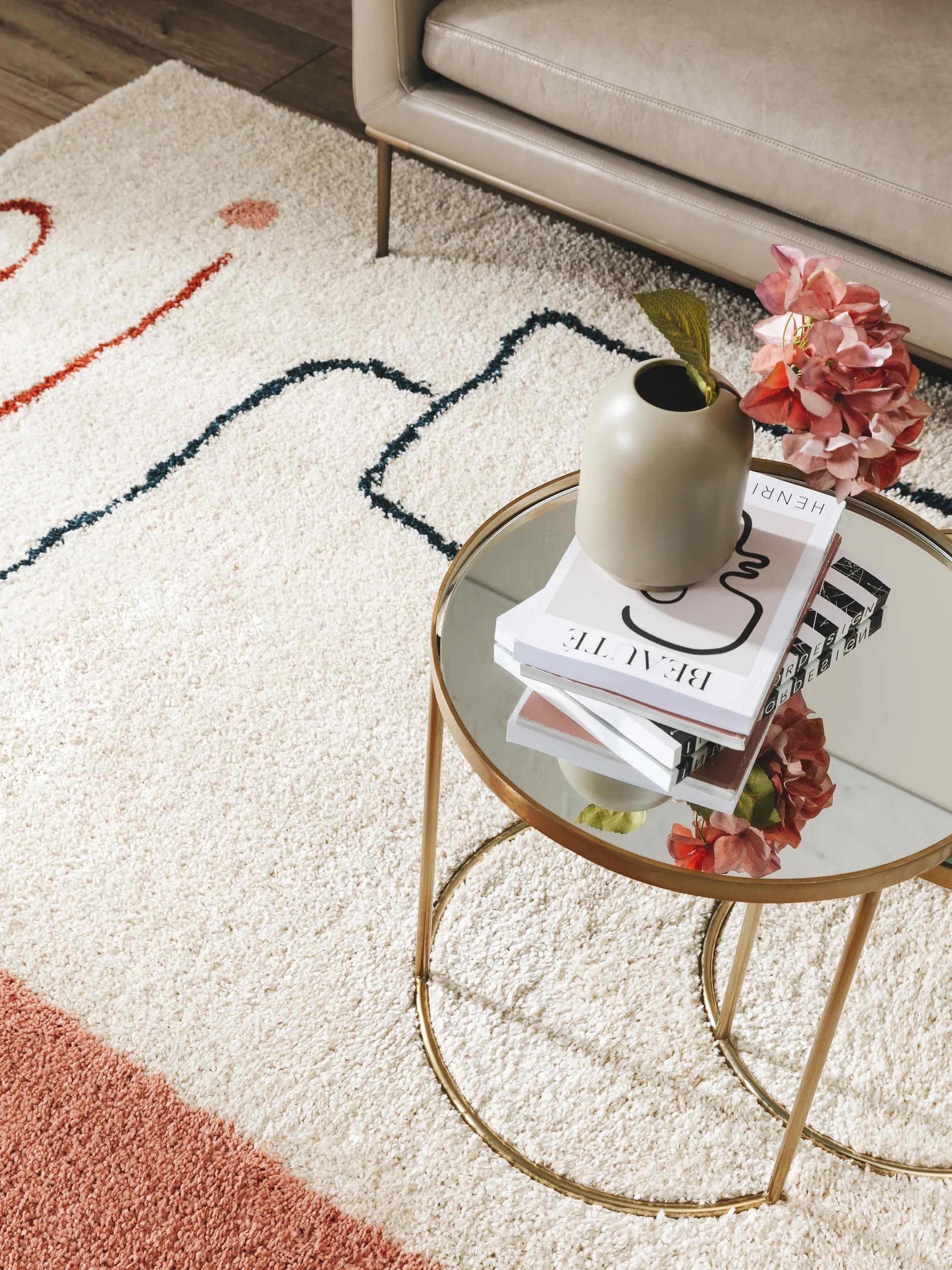 Shaggy rug Louise Multicolour