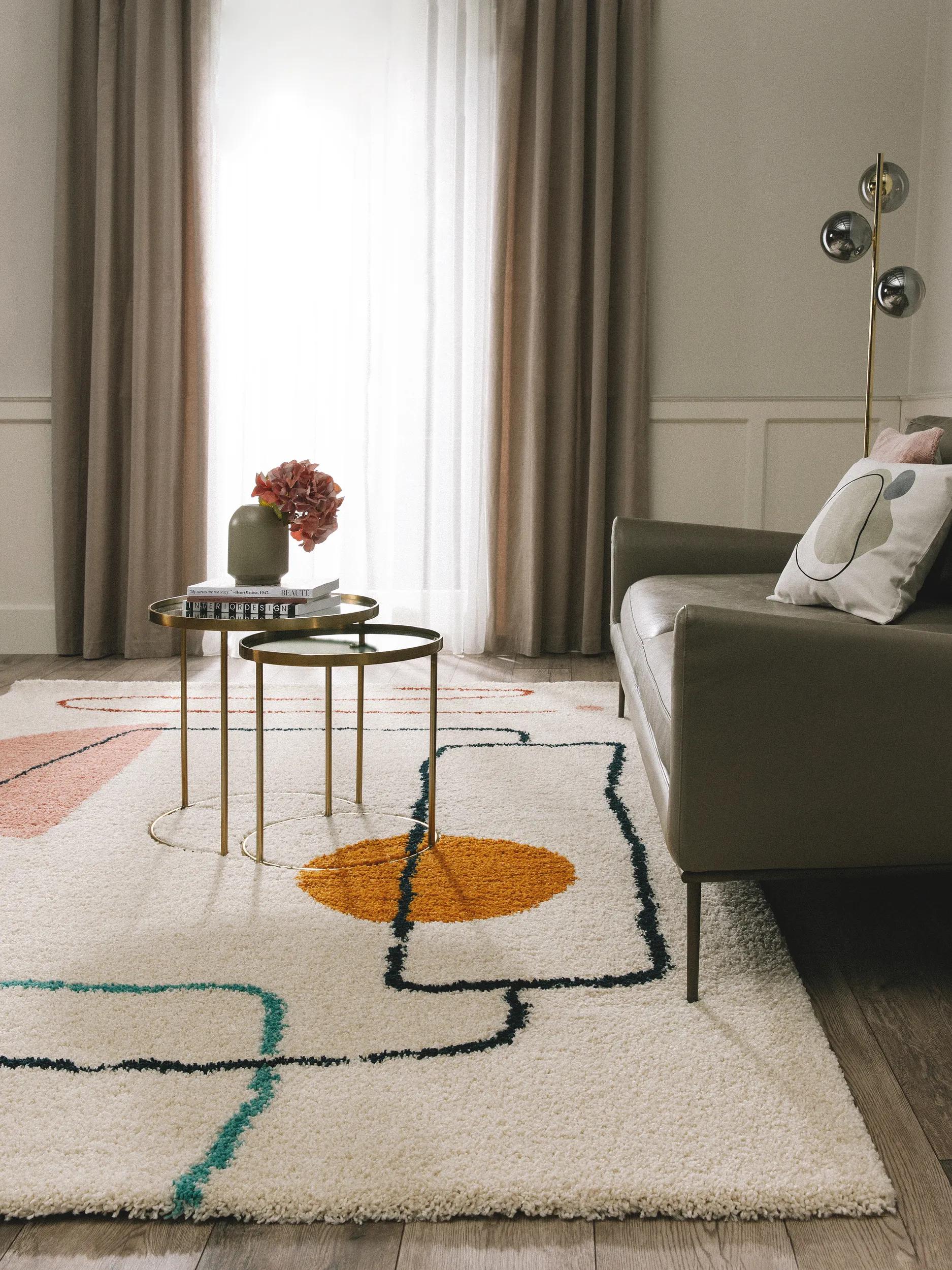 Shaggy rug Louise Multicolour