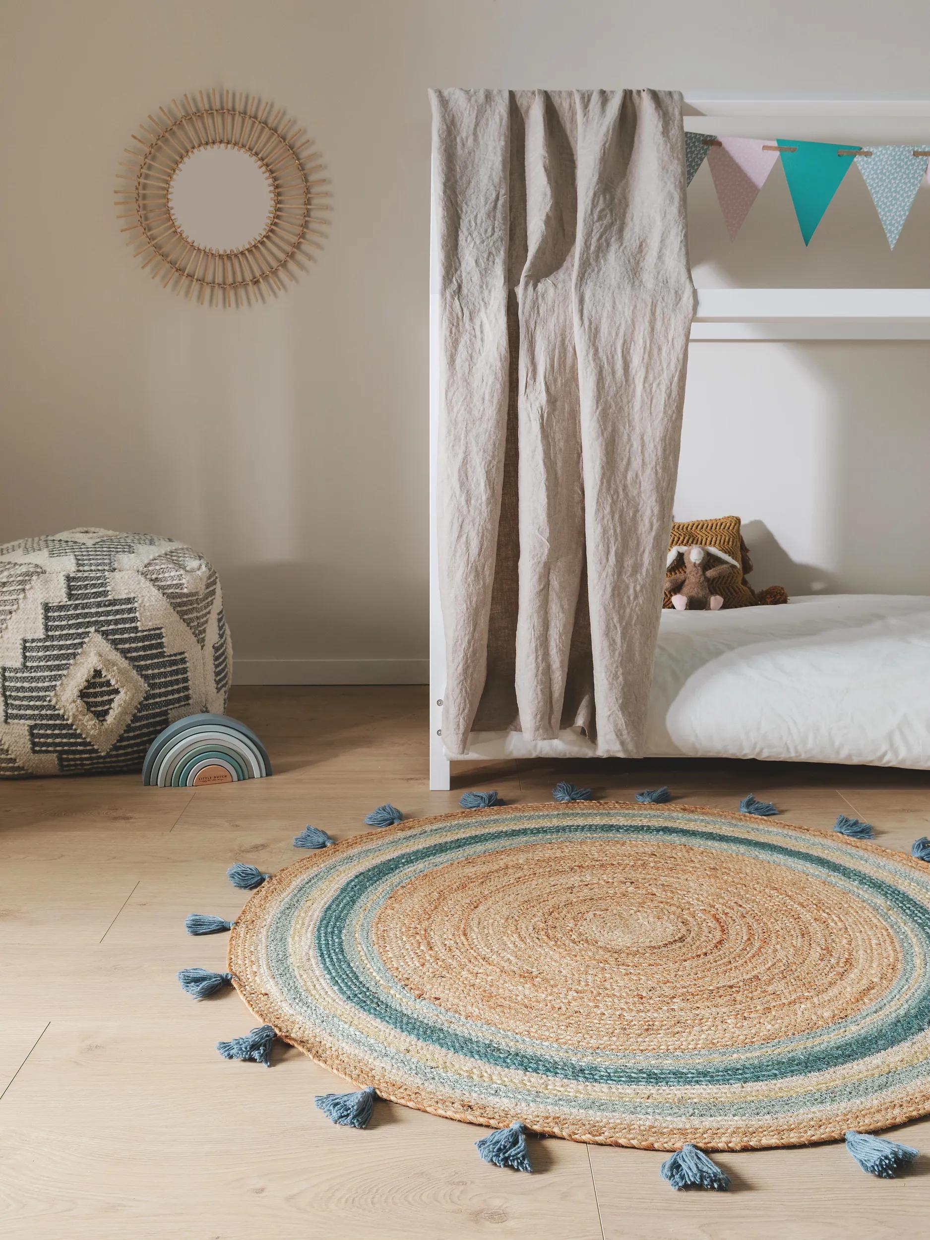 Kids rug Lovis Turquoise