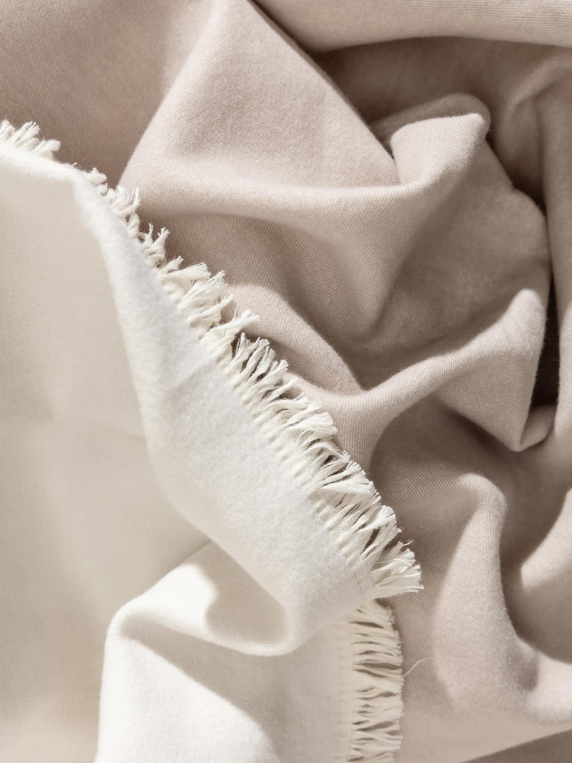 Cotton blanket Luca Taupe