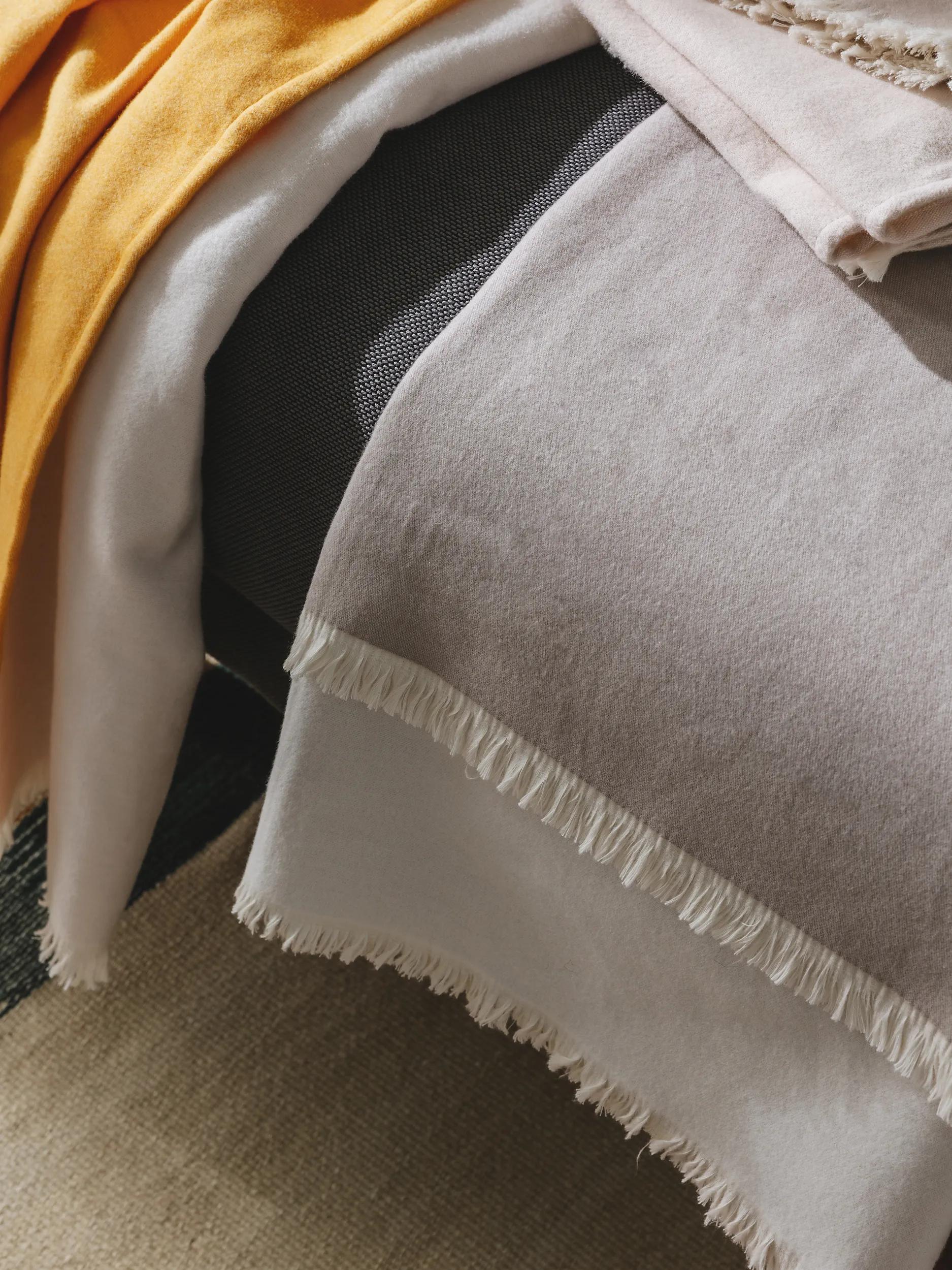 Cotton blanket Luca Taupe