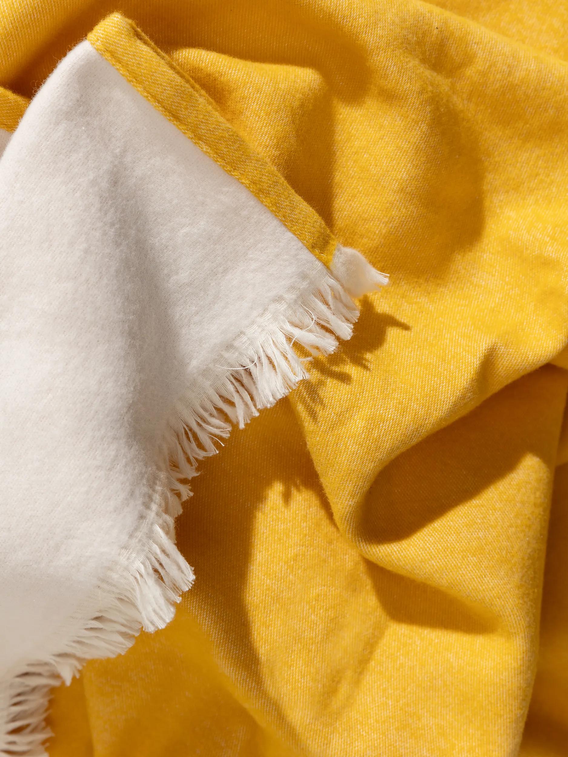 Cotton blanket Luca Yellow