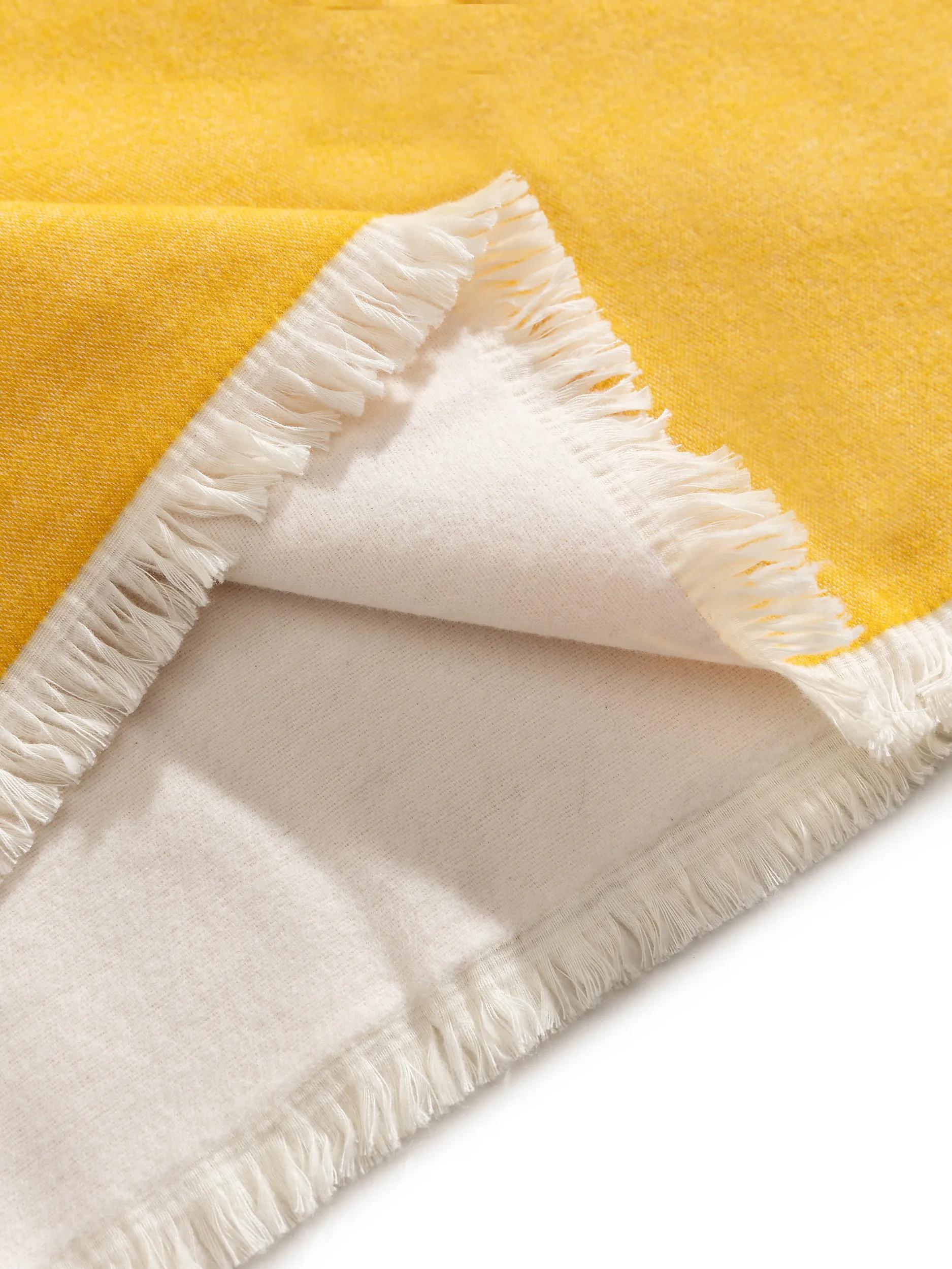 Cotton blanket Luca Yellow